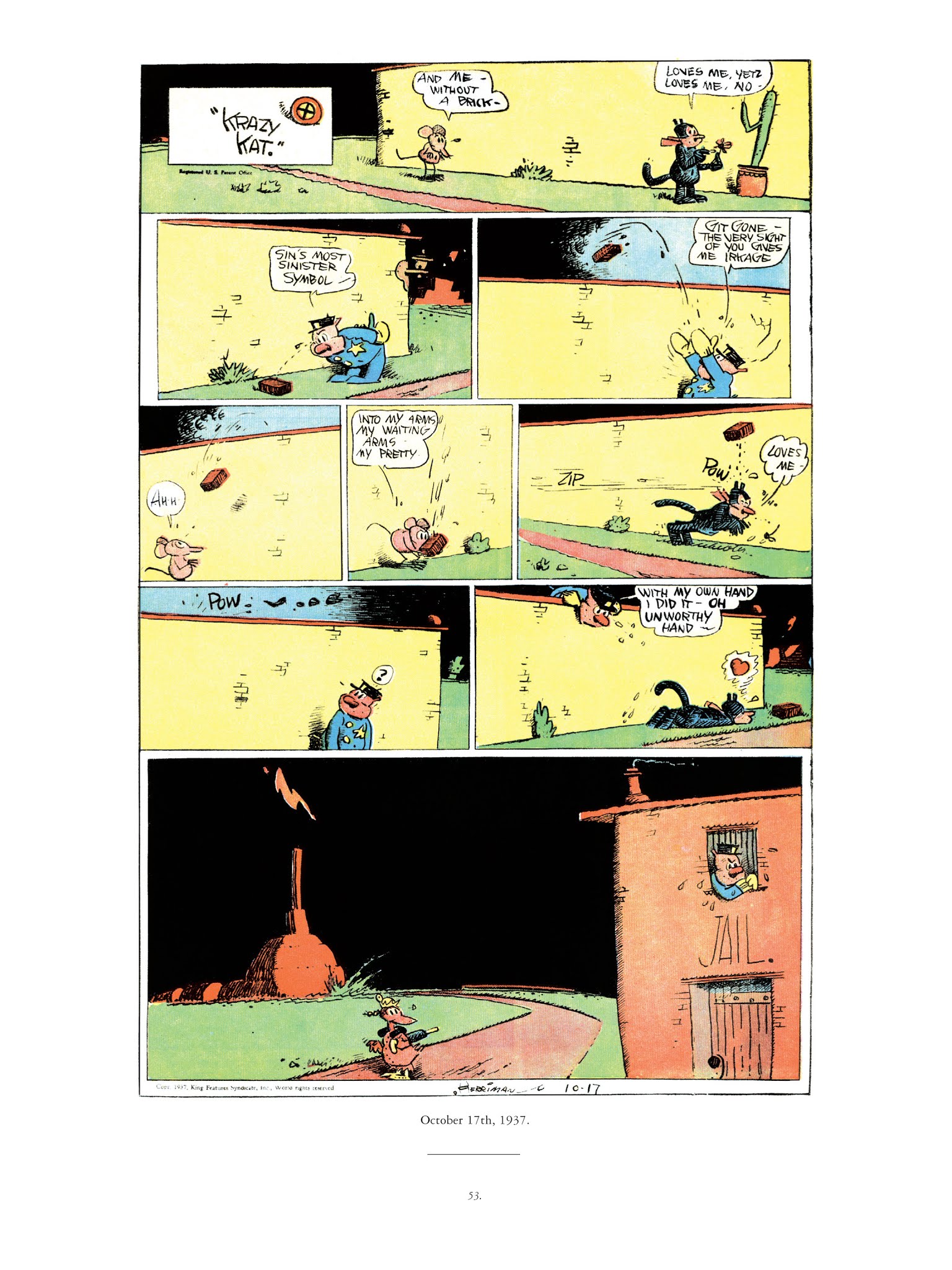 Read online Krazy & Ignatz comic -  Issue # TPB 10 - 51