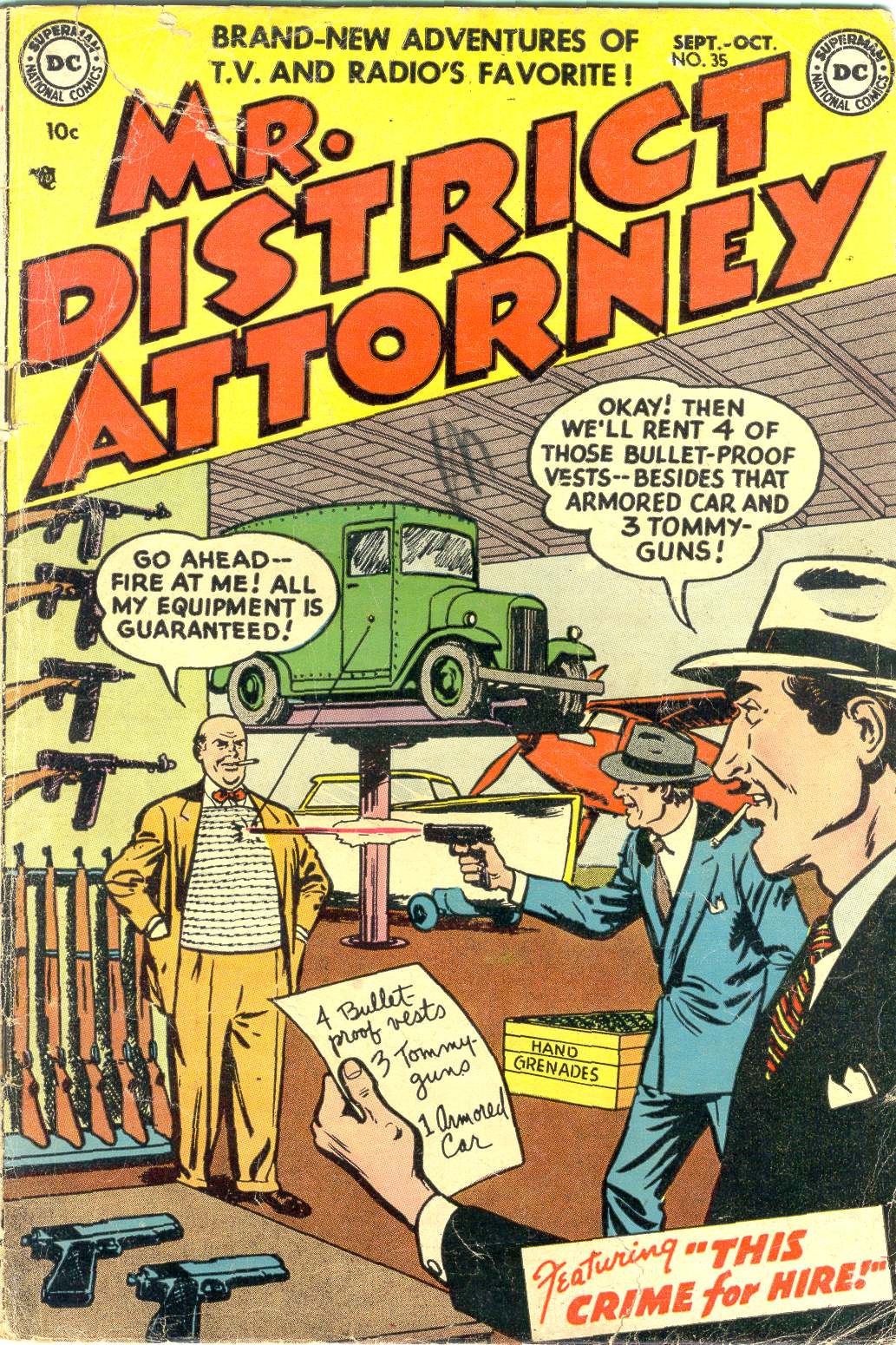 Read online Mr. District Attorney comic -  Issue #35 - 1