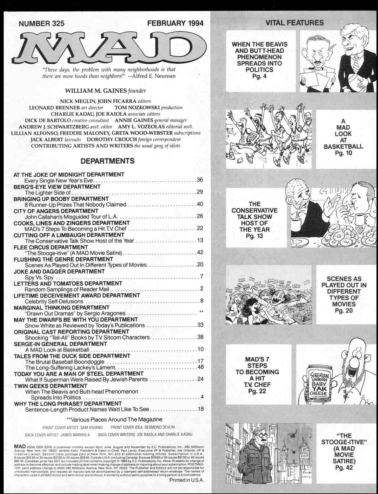 Read online MAD comic -  Issue #325 - 3