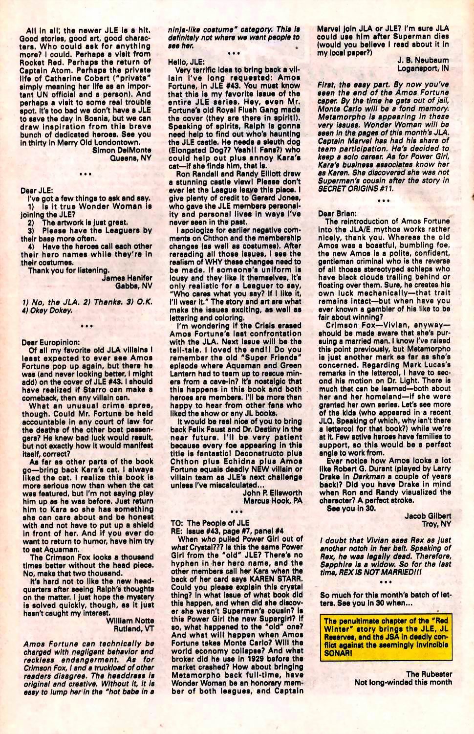 Read online Justice League Europe comic -  Issue #48 - 25