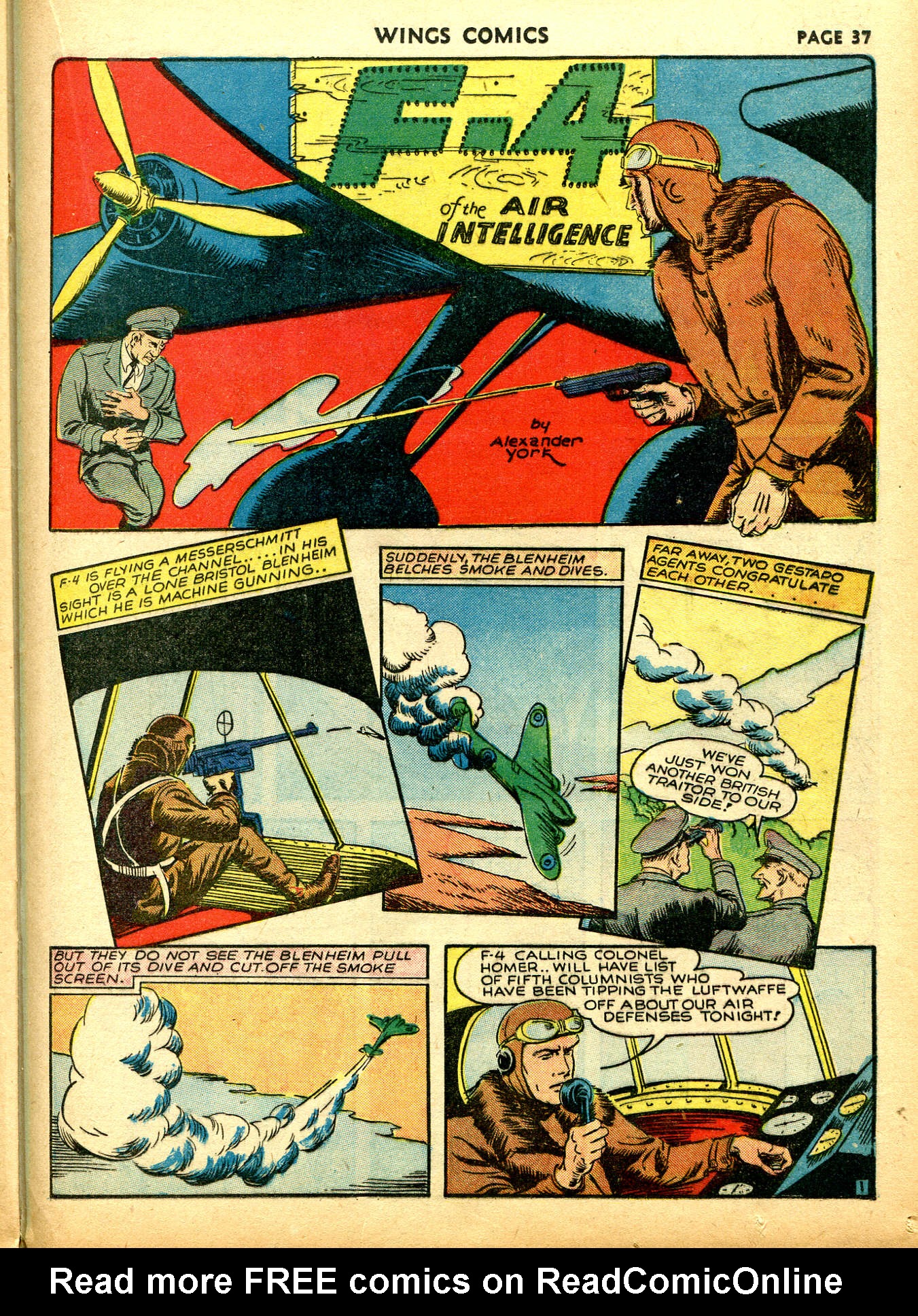 Read online Wings Comics comic -  Issue #6 - 39