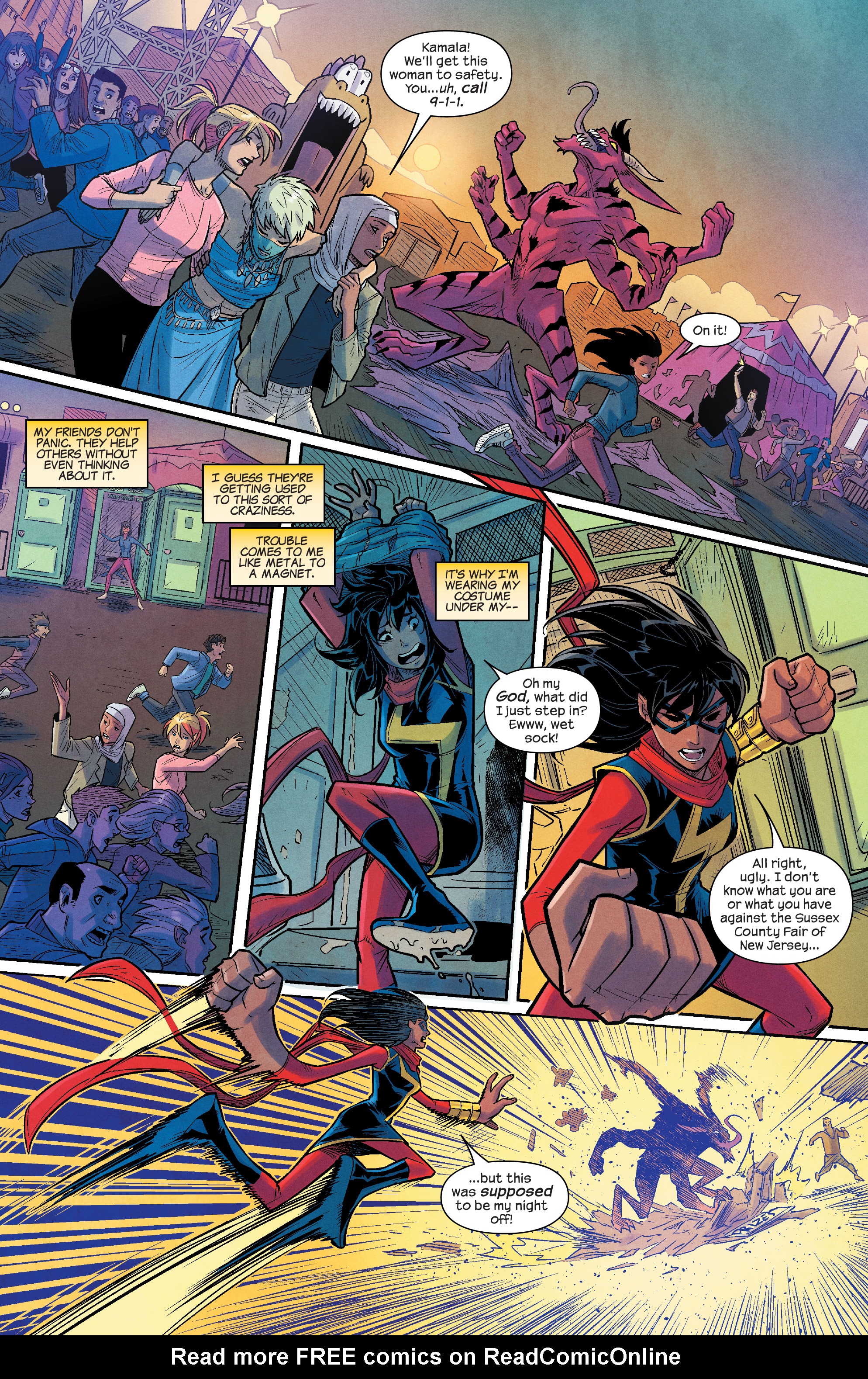 Read online Magnificent Ms. Marvel comic -  Issue #13 - 12