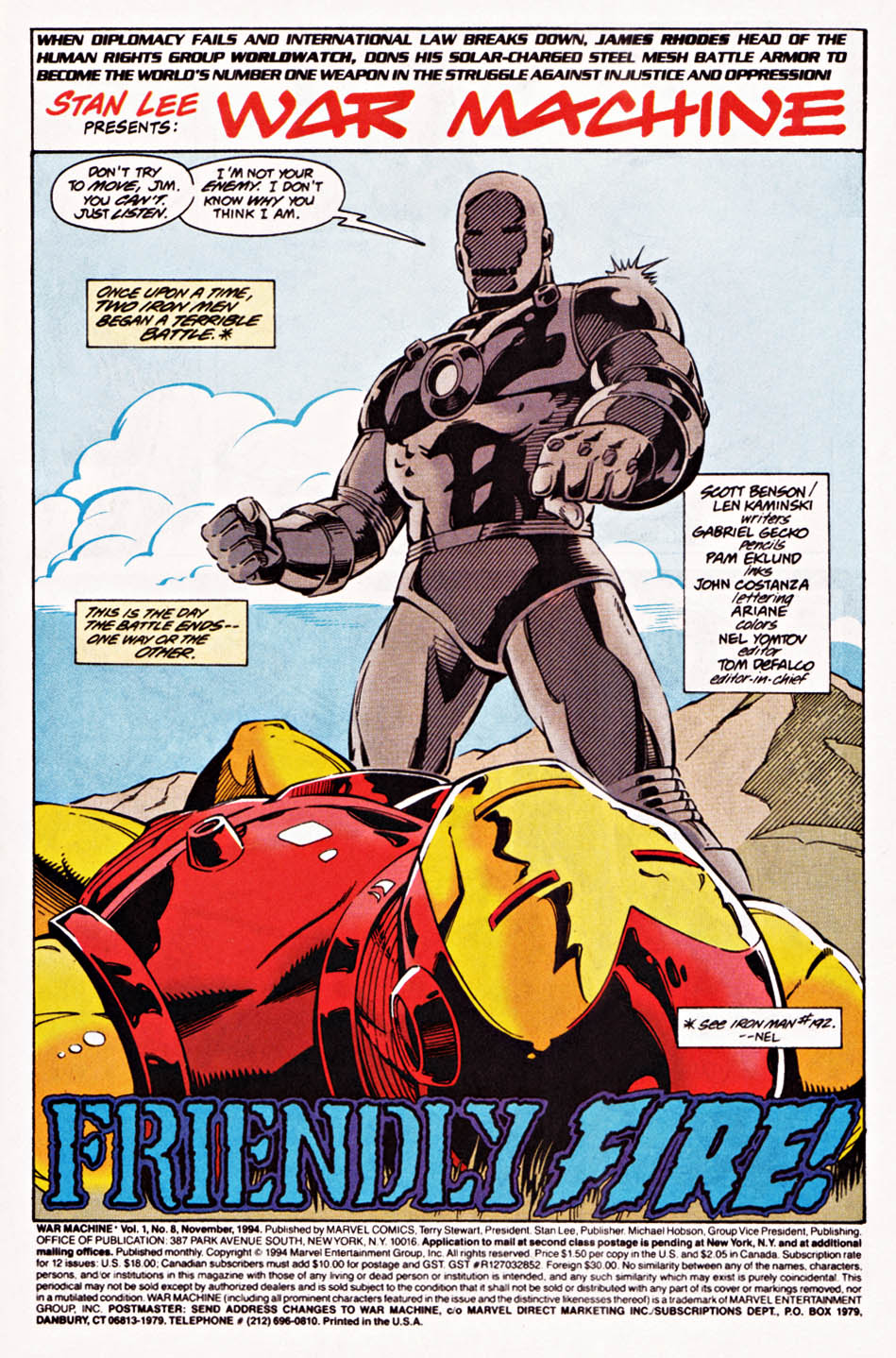 Read online War Machine (1994) comic -  Issue #8 - 2