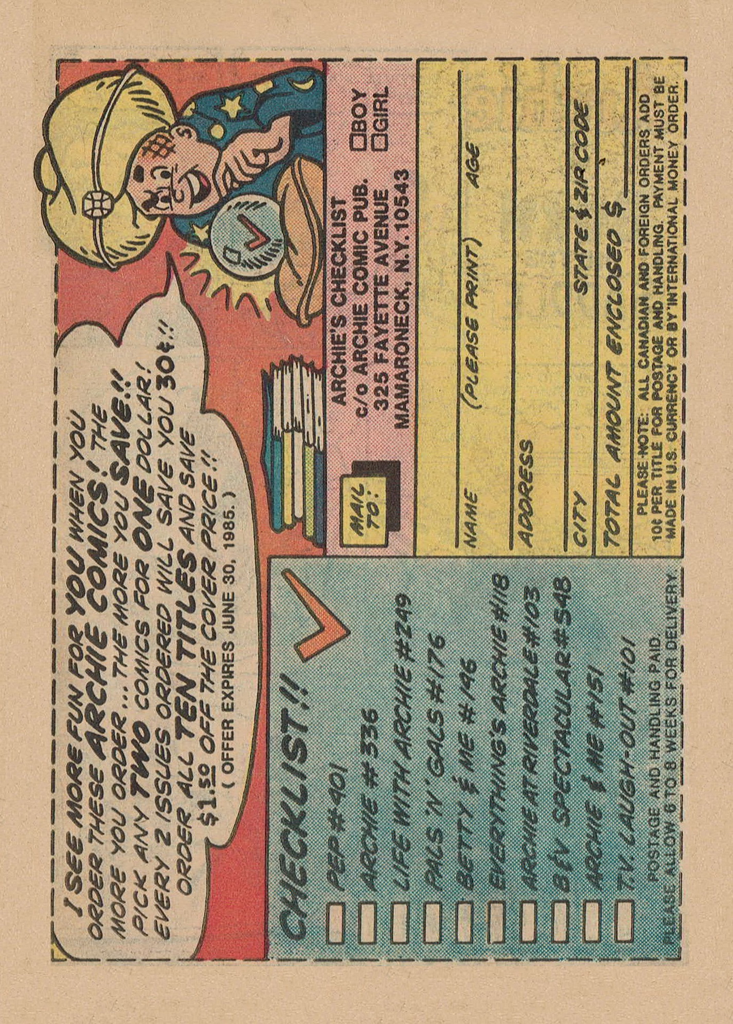 Read online Archie Digest Magazine comic -  Issue #72 - 127