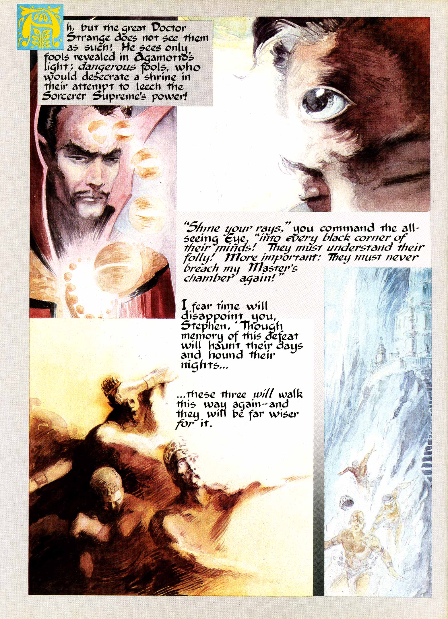 Read online Marvel Graphic Novel comic -  Issue #23 - Dr. Strange Into Shamballa - 12