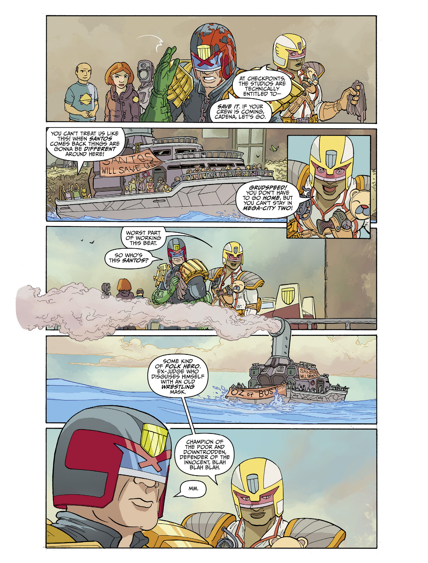 Read online Judge Dredd Megazine (Vol. 5) comic -  Issue #453 - 100