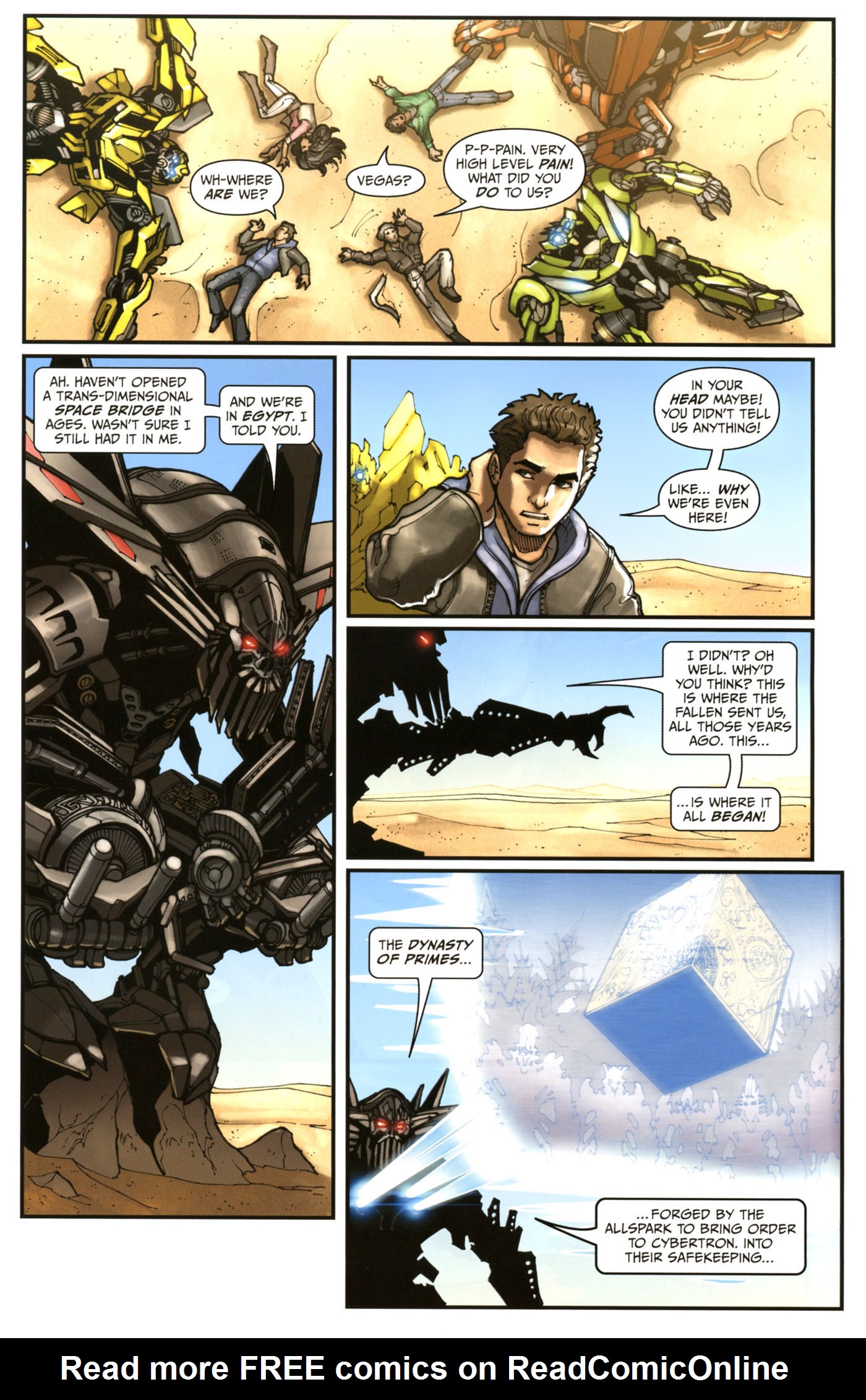 Read online Transformers: Revenge of the Fallen — Official Movie Adaptation comic -  Issue #3 - 9