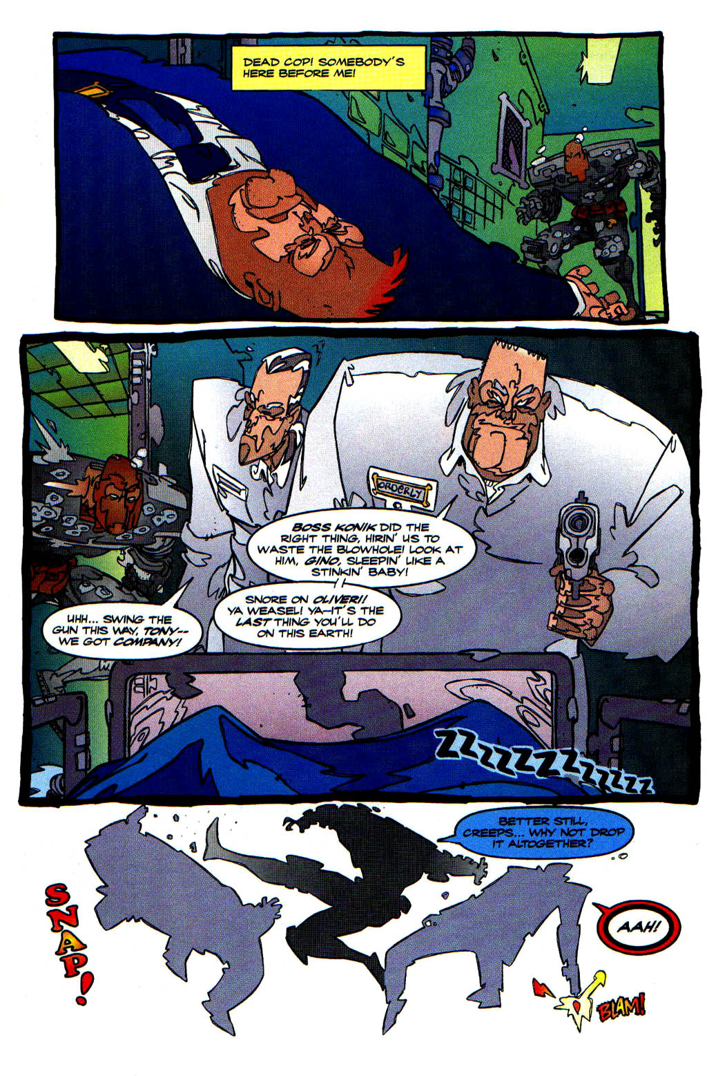 Read online Images of ShadowHawk comic -  Issue #3 - 11