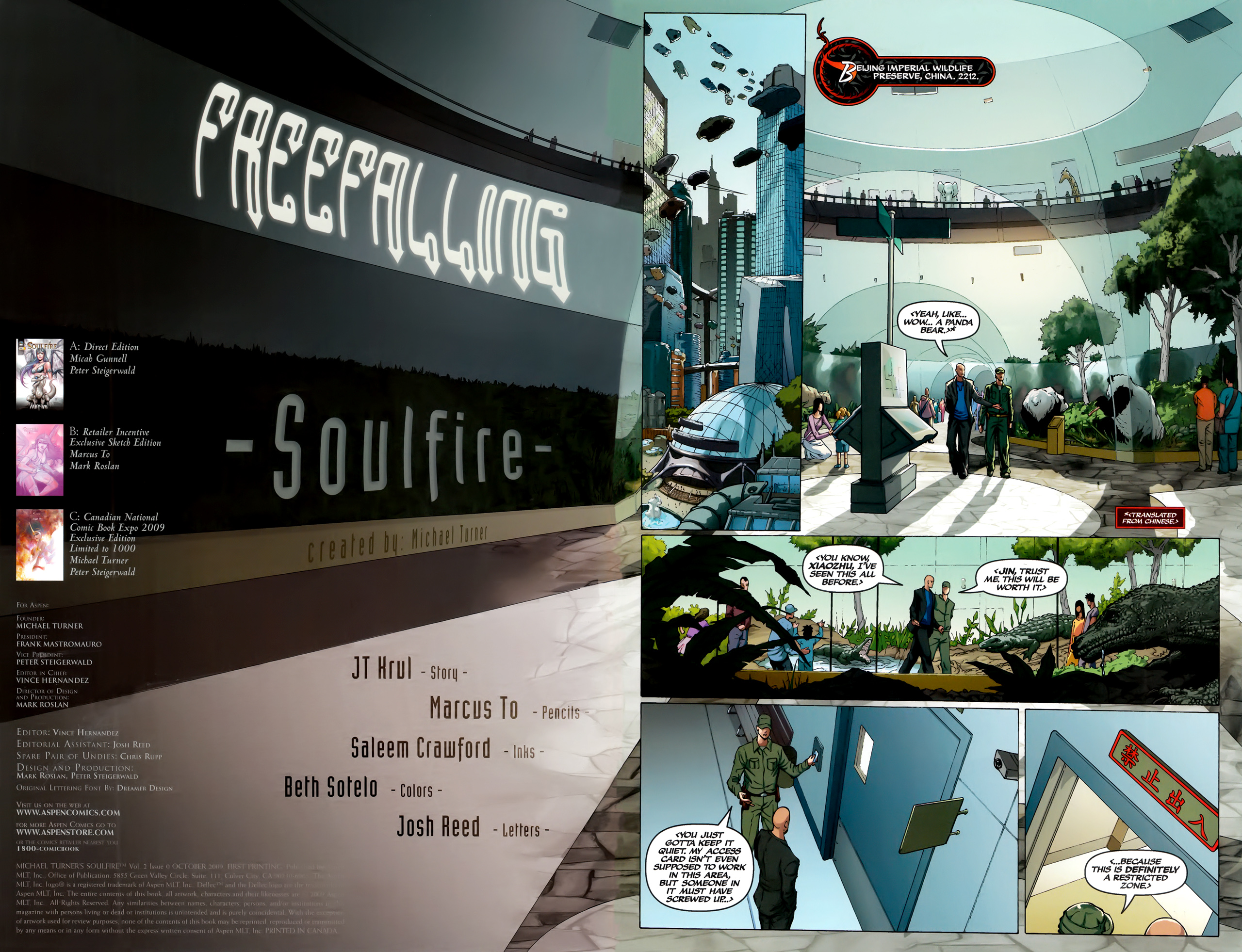 Read online Michael Turner's Soulfire (2009) comic -  Issue #0 - 3