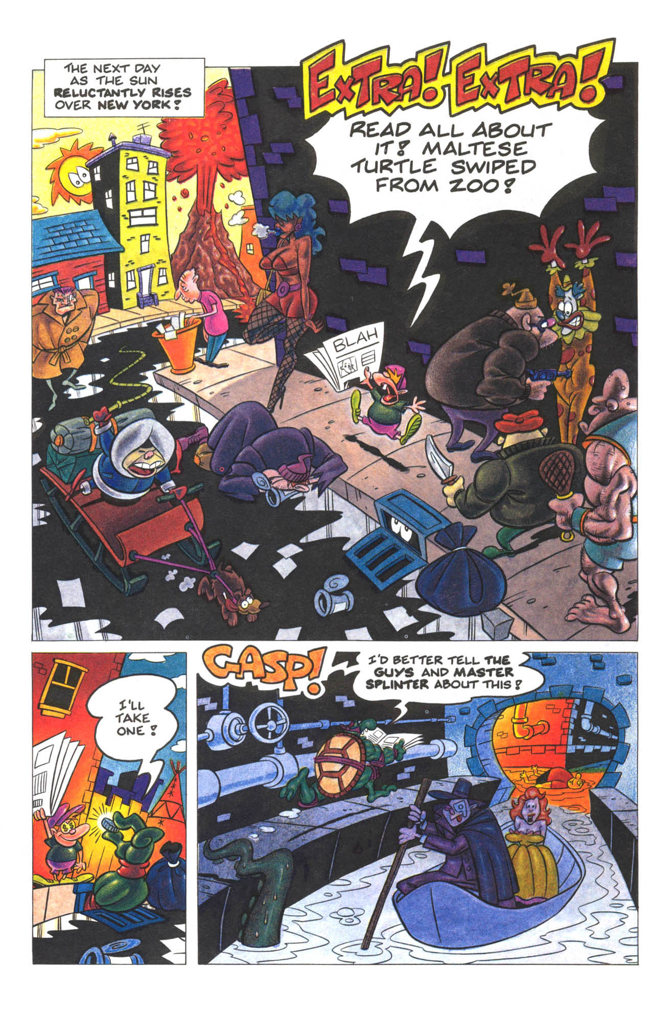 Read online Teenage Mutant Ninja Turtles: The Maltese Turtle comic -  Issue # Full - 11