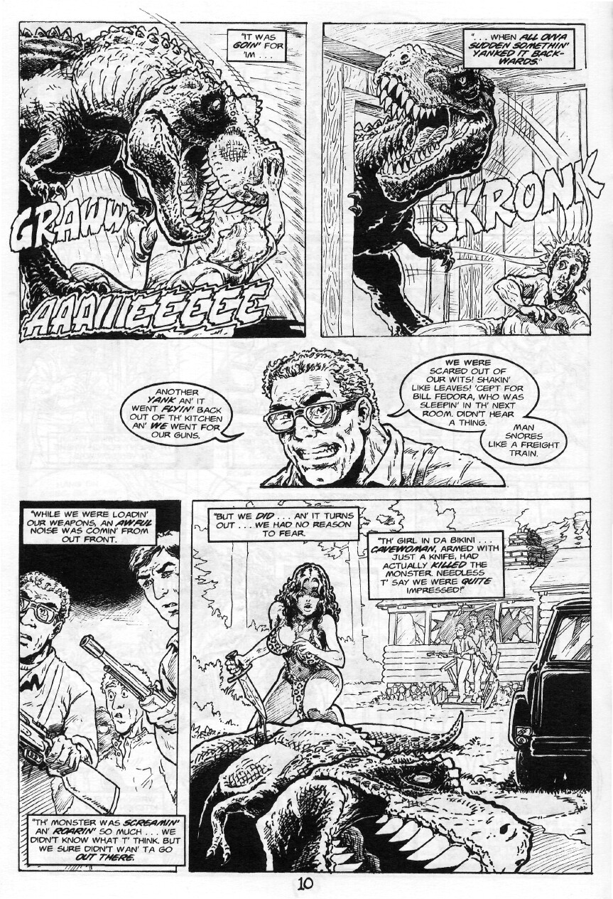 Read online Cavewoman: Rain comic -  Issue #6 - 12