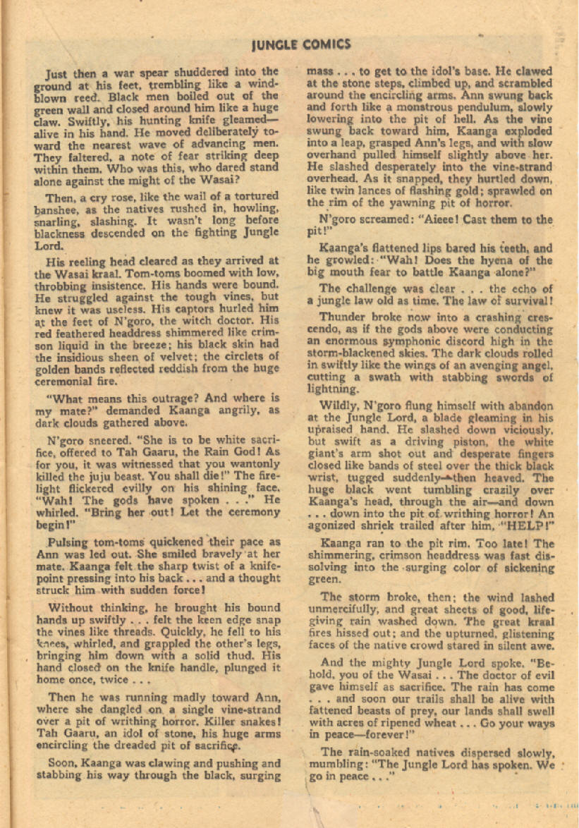 Read online Jungle Comics comic -  Issue #86 - 36