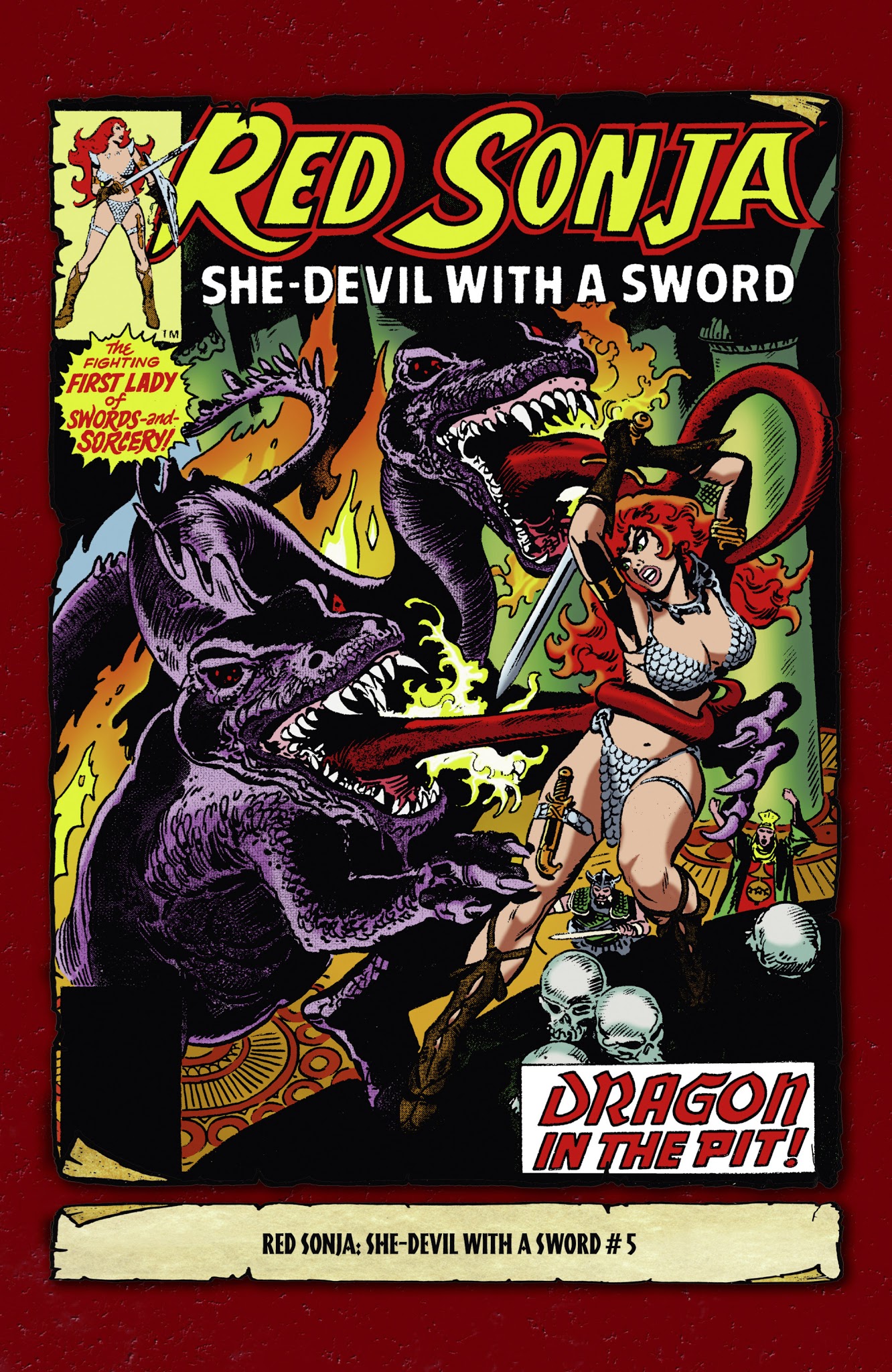 Read online The Adventures of Red Sonja comic -  Issue # TPB 2 - 132