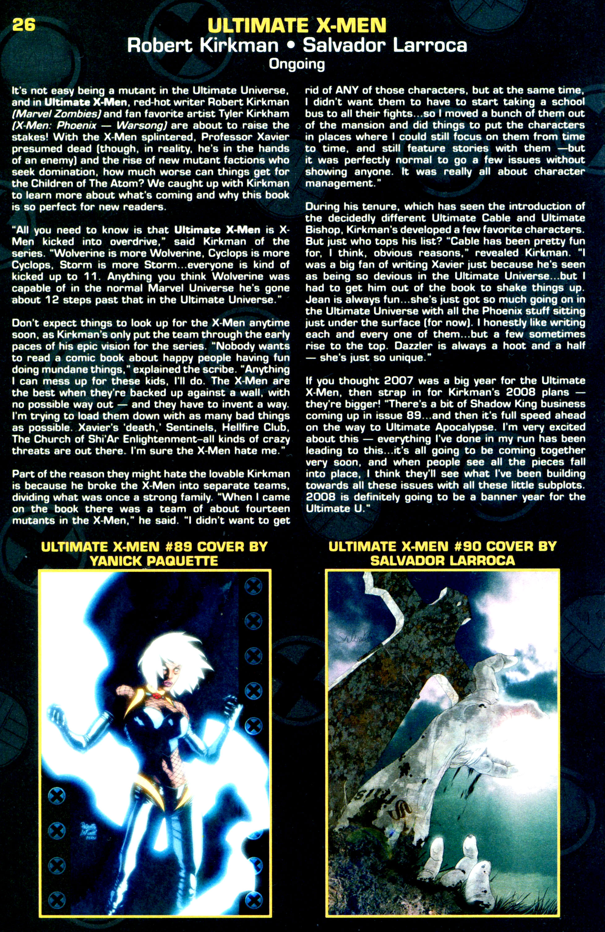 Read online Ultimate Marvel Sampler comic -  Issue # Full - 26