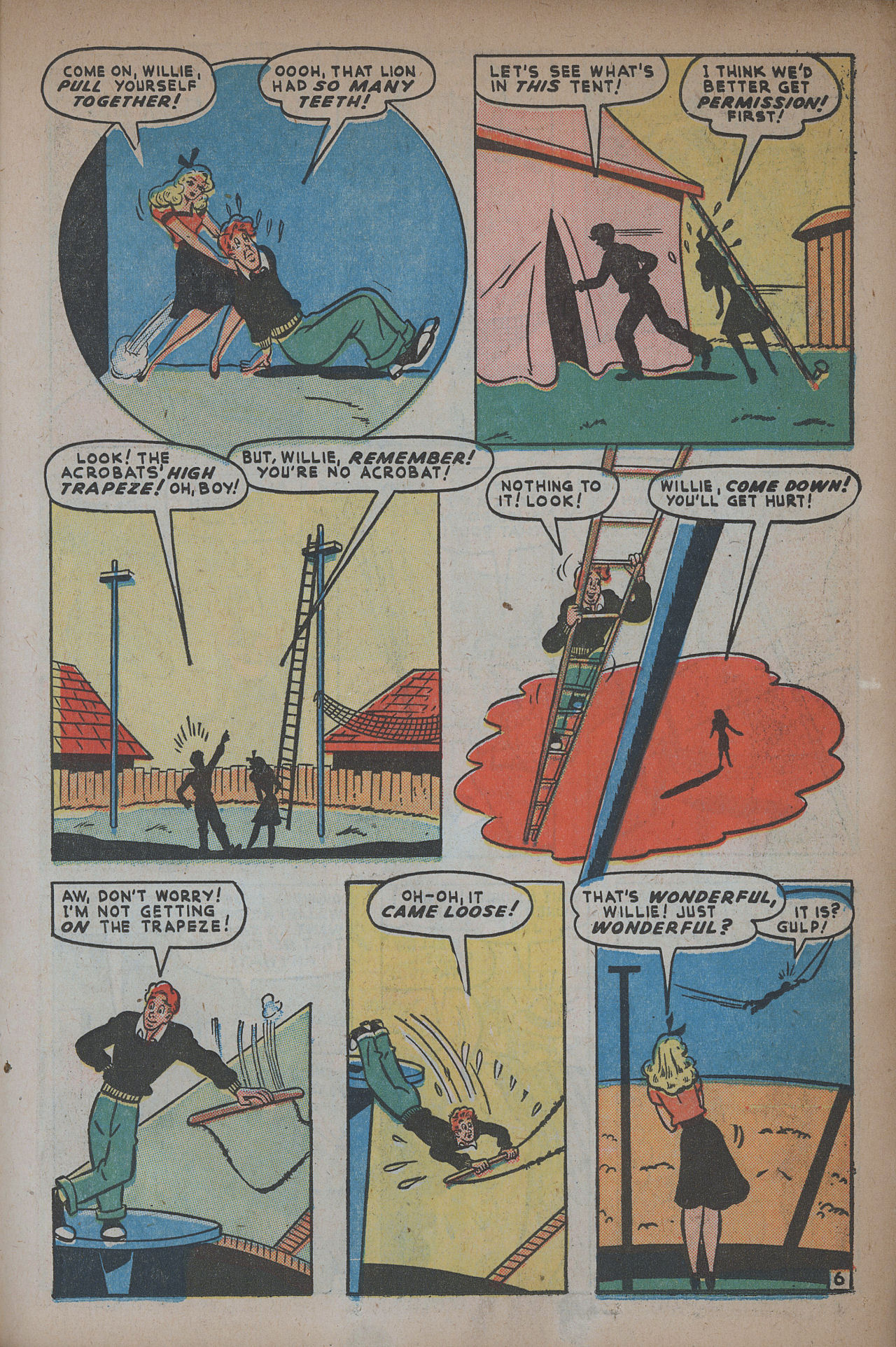 Read online Willie Comics (1946) comic -  Issue #13 - 15