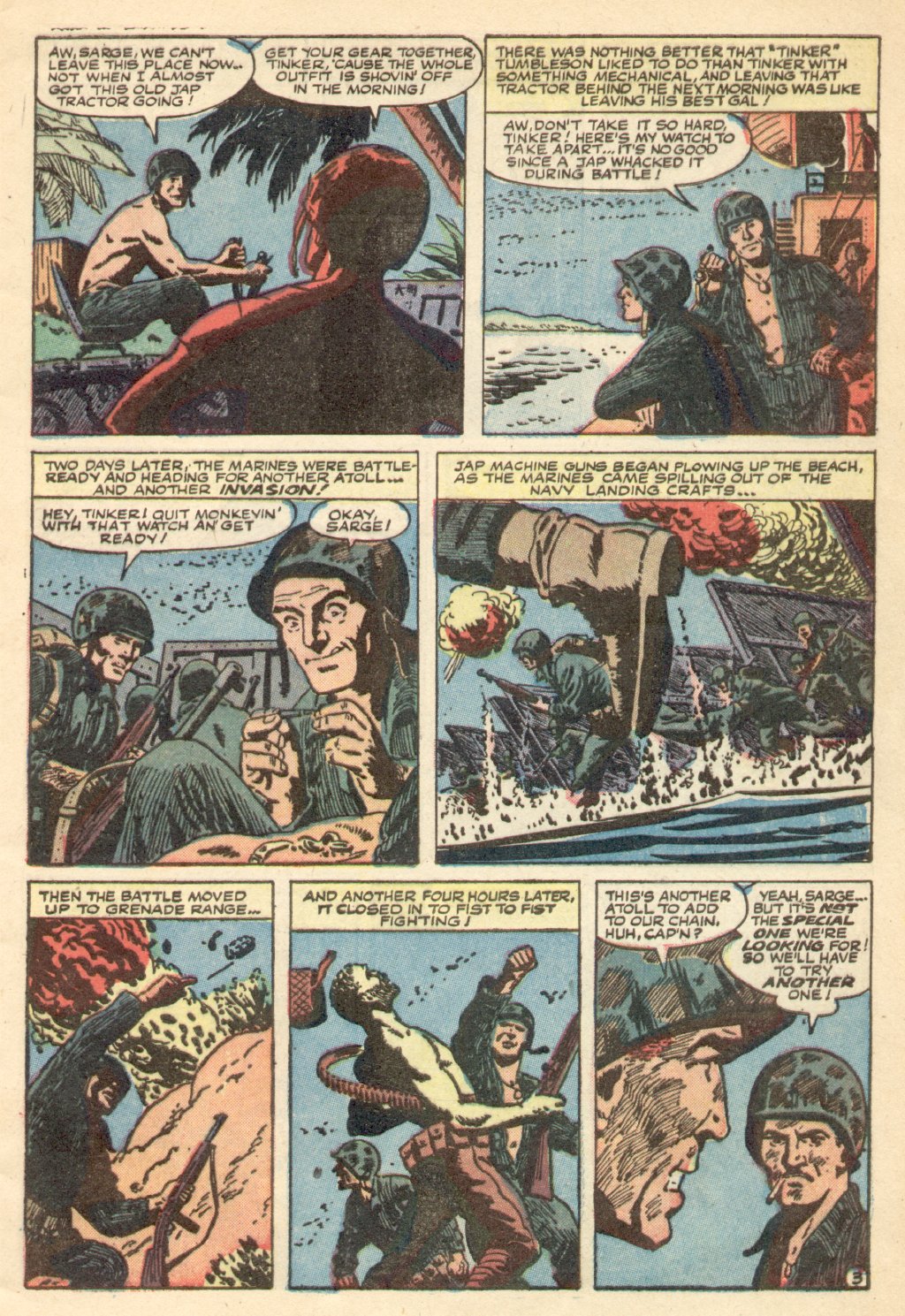 Read online Marines in Battle comic -  Issue #13 - 5