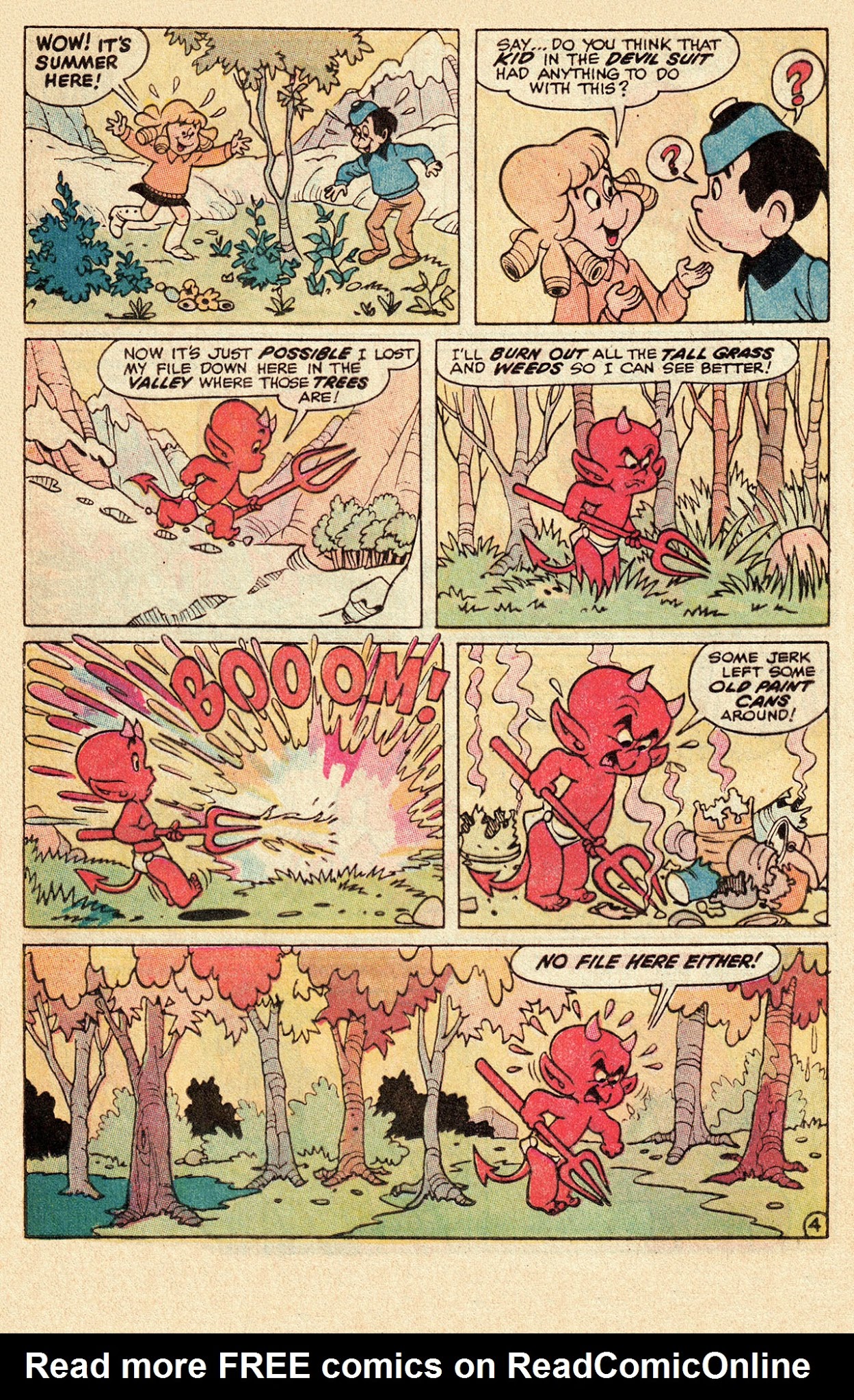 Read online Hot Stuff, the Little Devil comic -  Issue #164 - 24