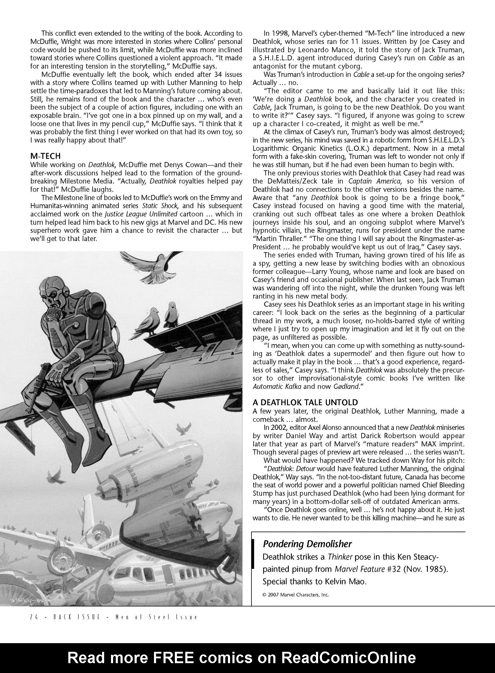 Read online Back Issue comic -  Issue #25 - 23