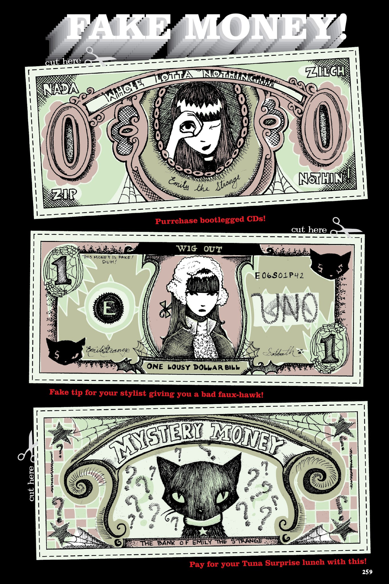 Read online The Complete Emily The Strange: All Things Strange comic -  Issue # TPB - 247