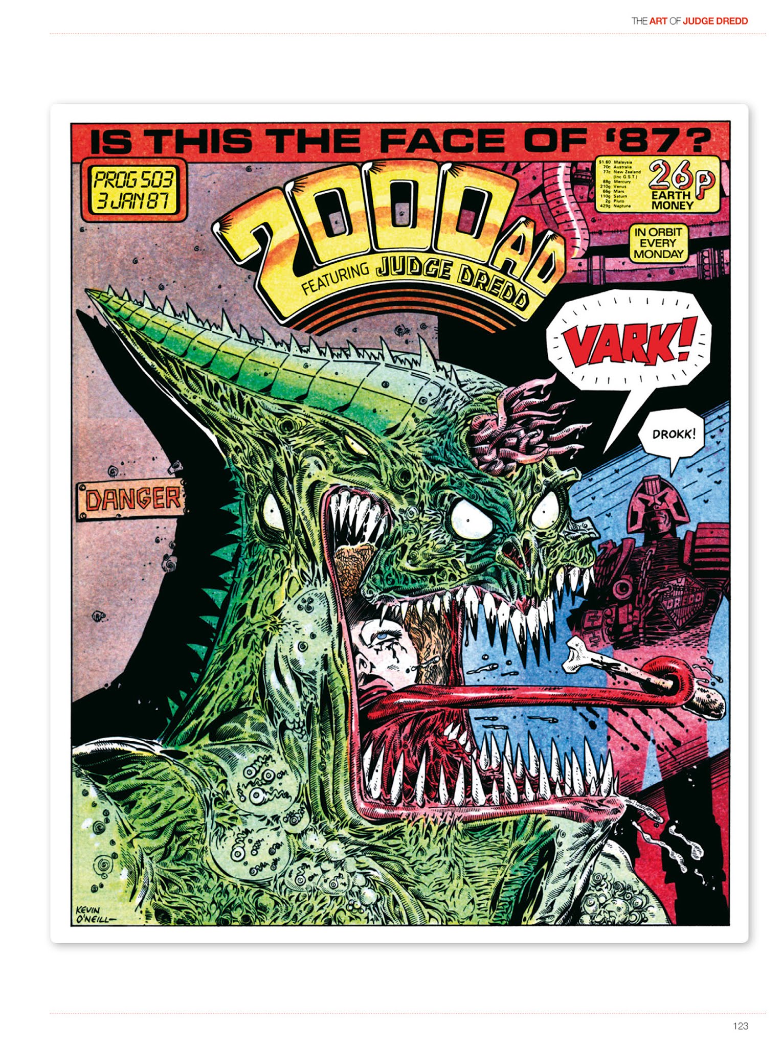 Read online The Art of Judge Dredd: Featuring 35 Years of Zarjaz Covers comic -  Issue # TPB (Part 2) - 32