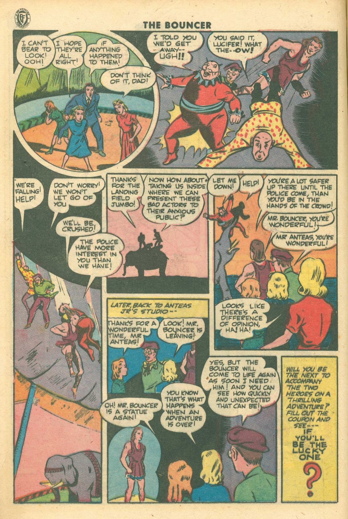 Read online The Bouncer (1944) comic -  Issue #12 - 12