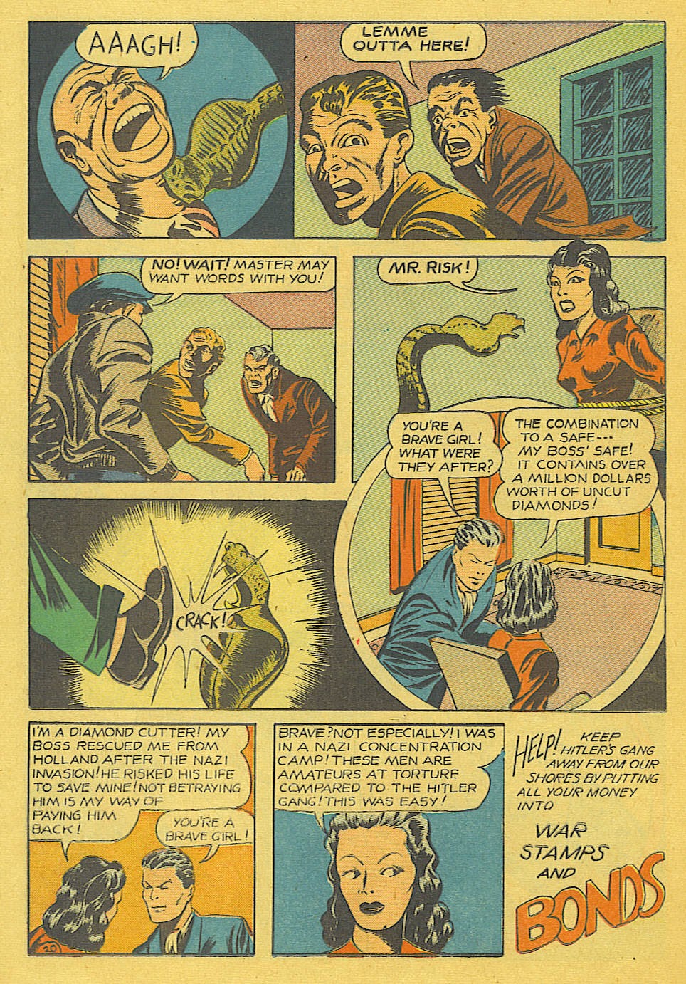 Read online Super-Mystery Comics comic -  Issue #21 - 21