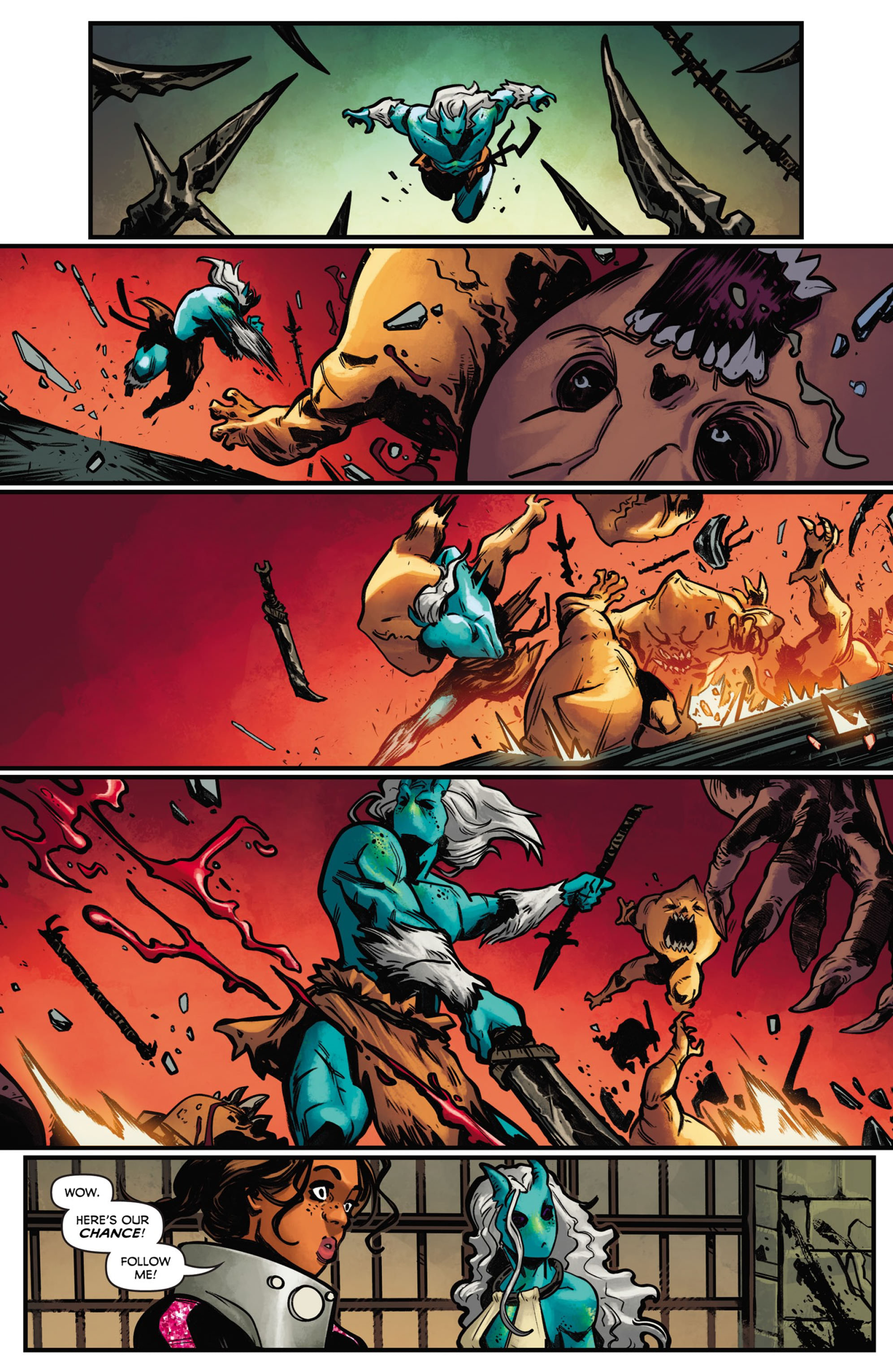 Read online Beyond the Farthest Star: Warriors of Zandar comic -  Issue #4 - 6