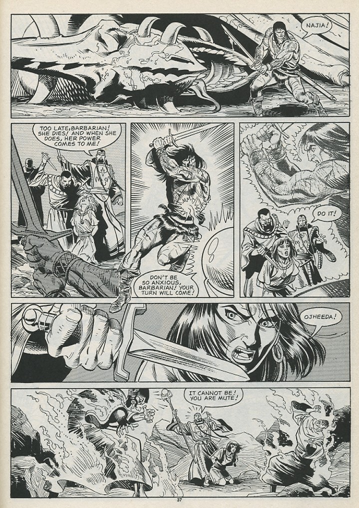 Read online The Savage Sword Of Conan comic -  Issue #188 - 39