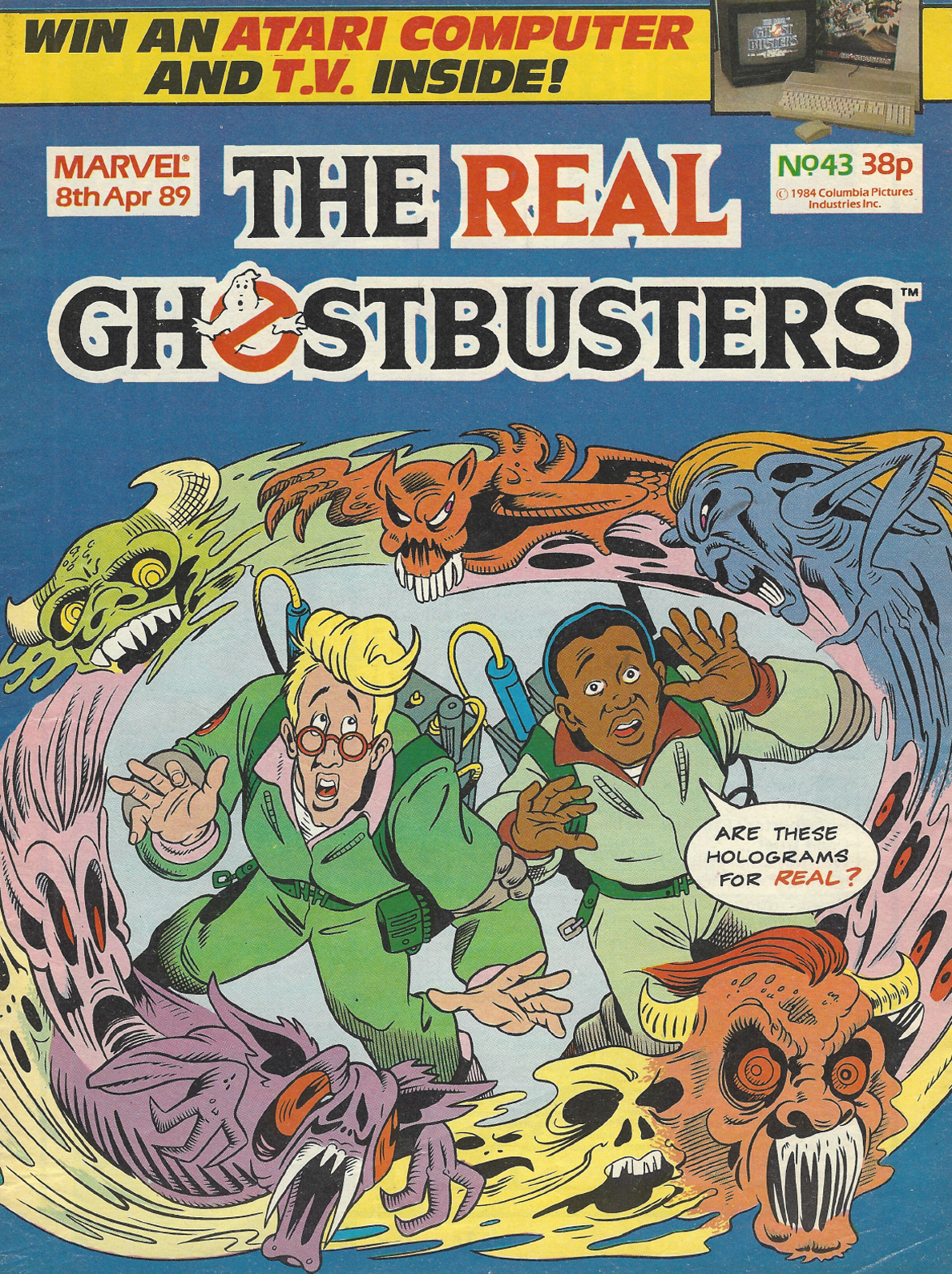 Read online The Real Ghostbusters comic -  Issue #43 - 1