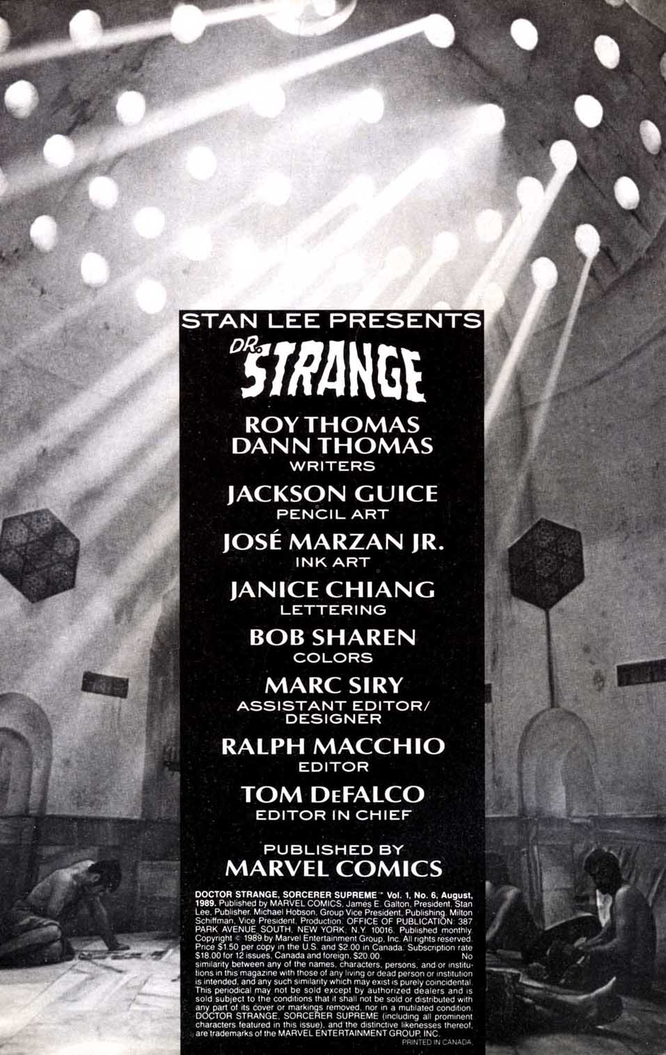 Read online Doctor Strange: Sorcerer Supreme comic -  Issue #6 - 2