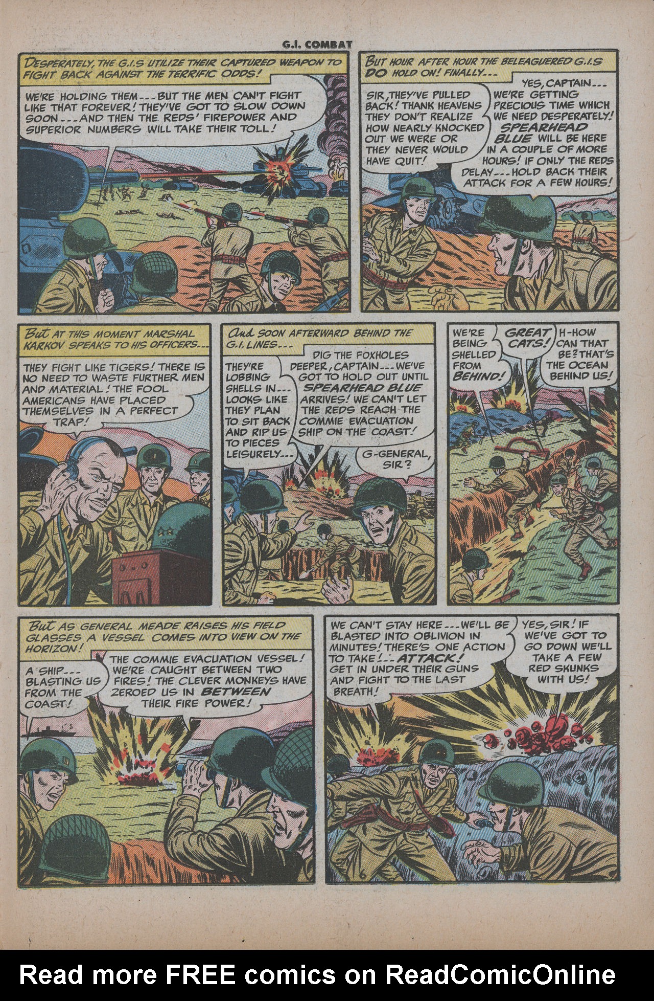 Read online G.I. Combat (1952) comic -  Issue #26 - 23