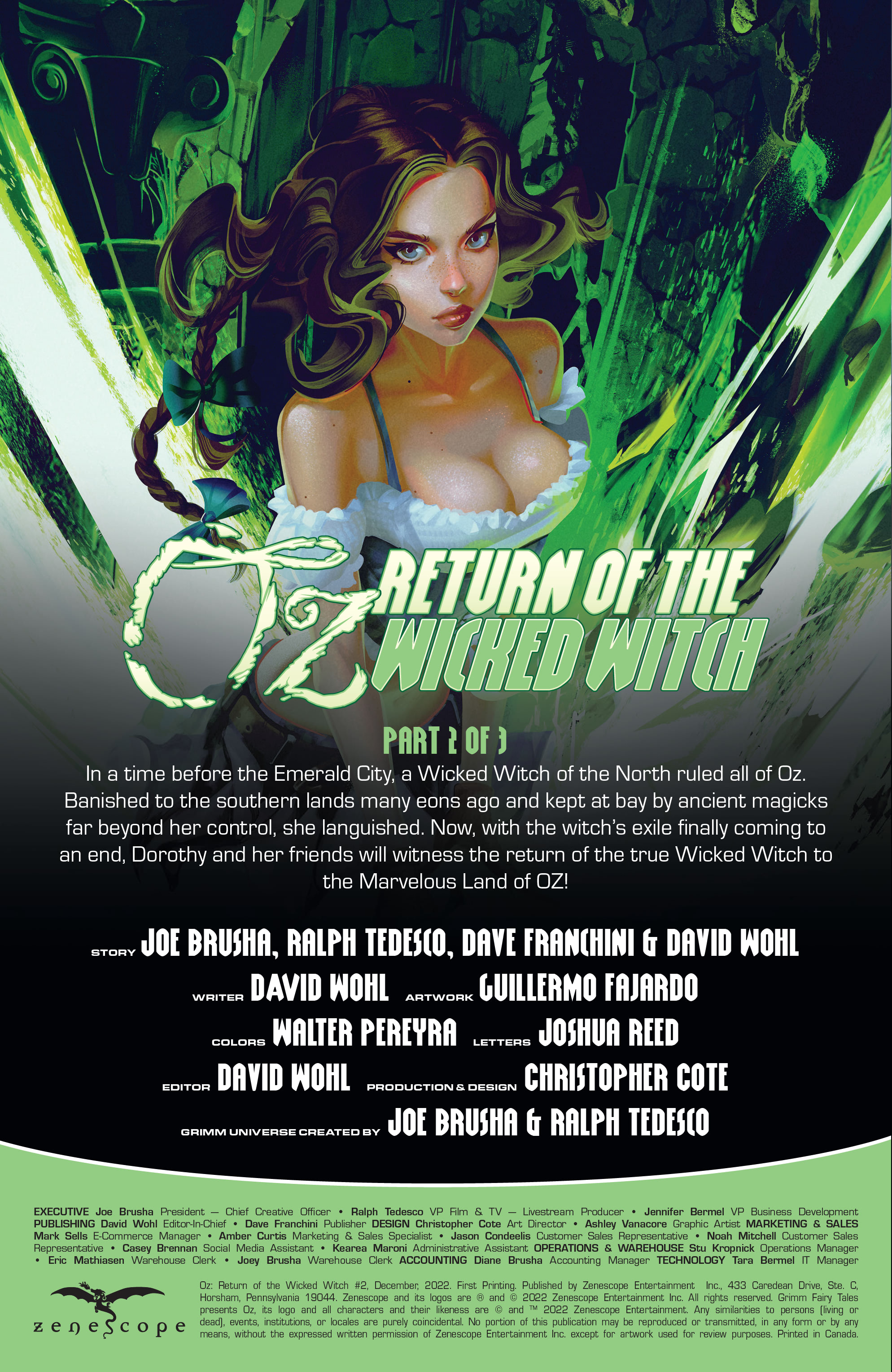 Read online Oz: Return of the Wicked Witch comic -  Issue #2 - 2