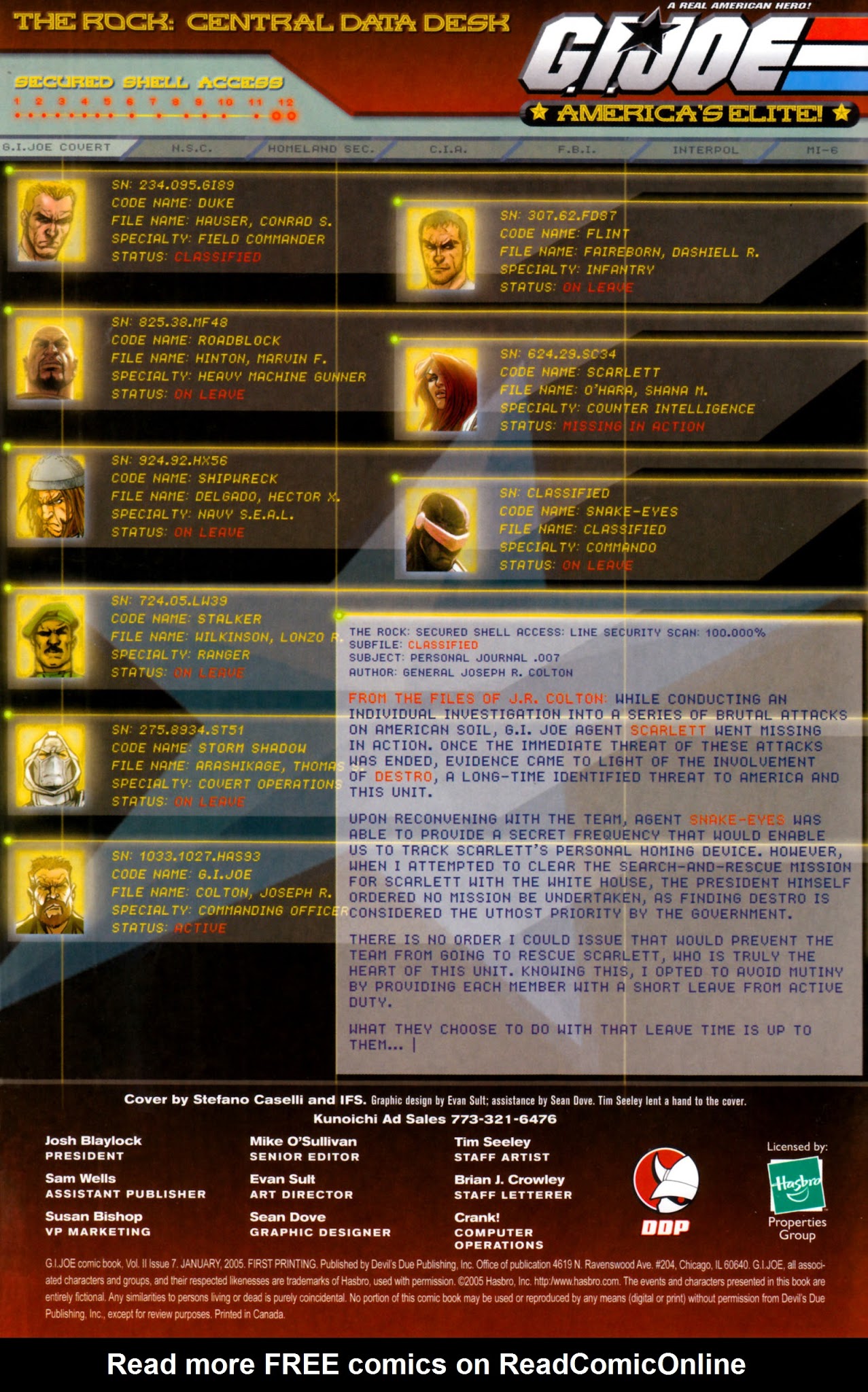 Read online G.I. Joe (2005) comic -  Issue #7 - 2