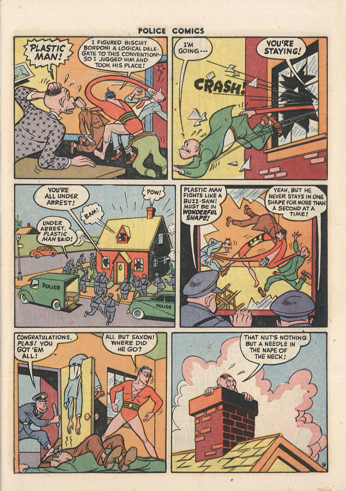 Read online Police Comics comic -  Issue #37 - 11