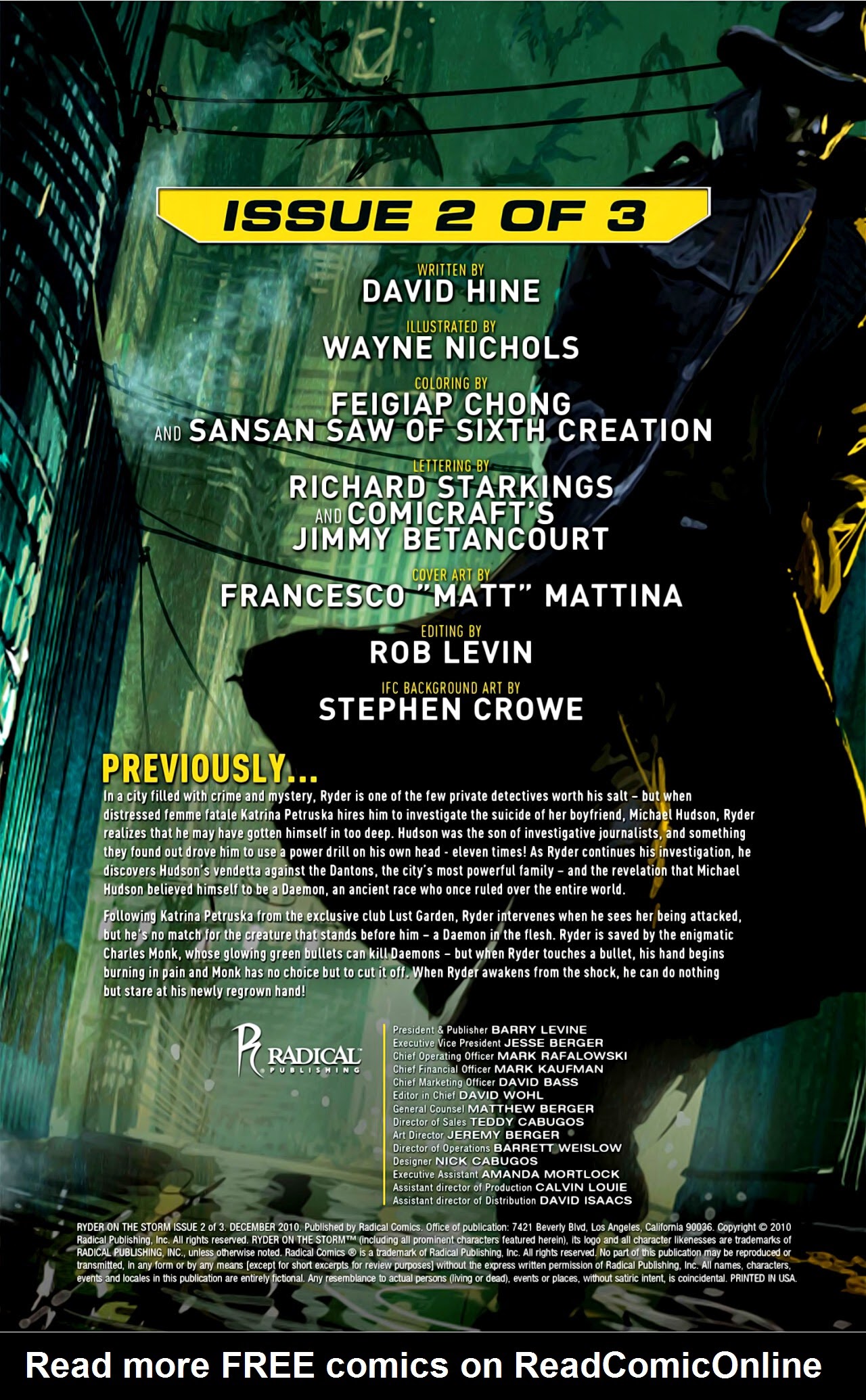 Read online Ryder on the Storm comic -  Issue #2 - 2