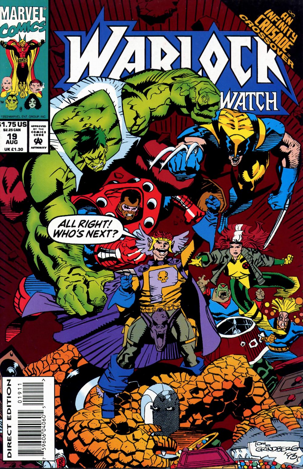 Read online Warlock and the Infinity Watch comic -  Issue #19 - 1