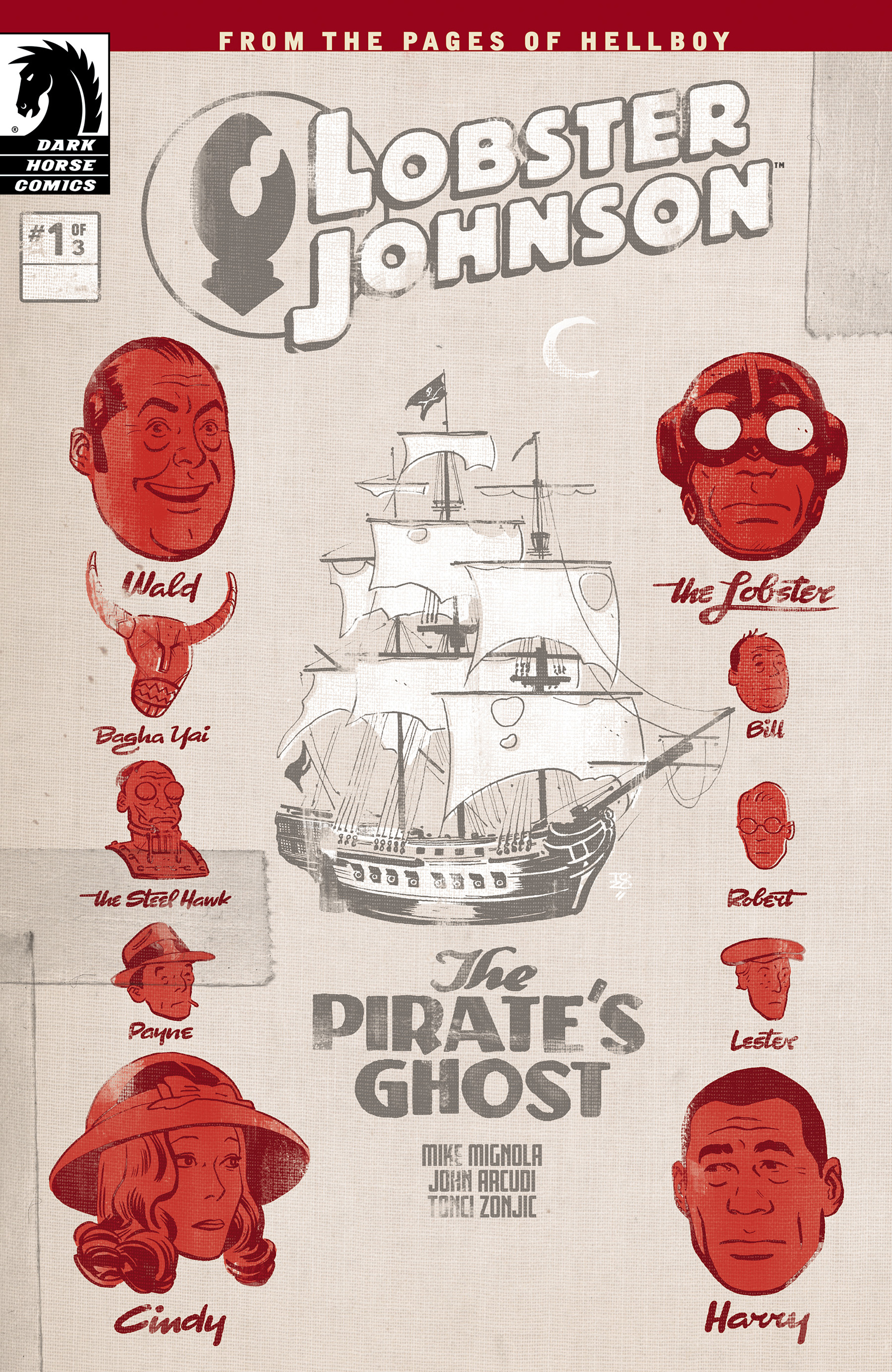 Read online Lobster Johnson: The Pirate's Ghost comic -  Issue #1 - 1