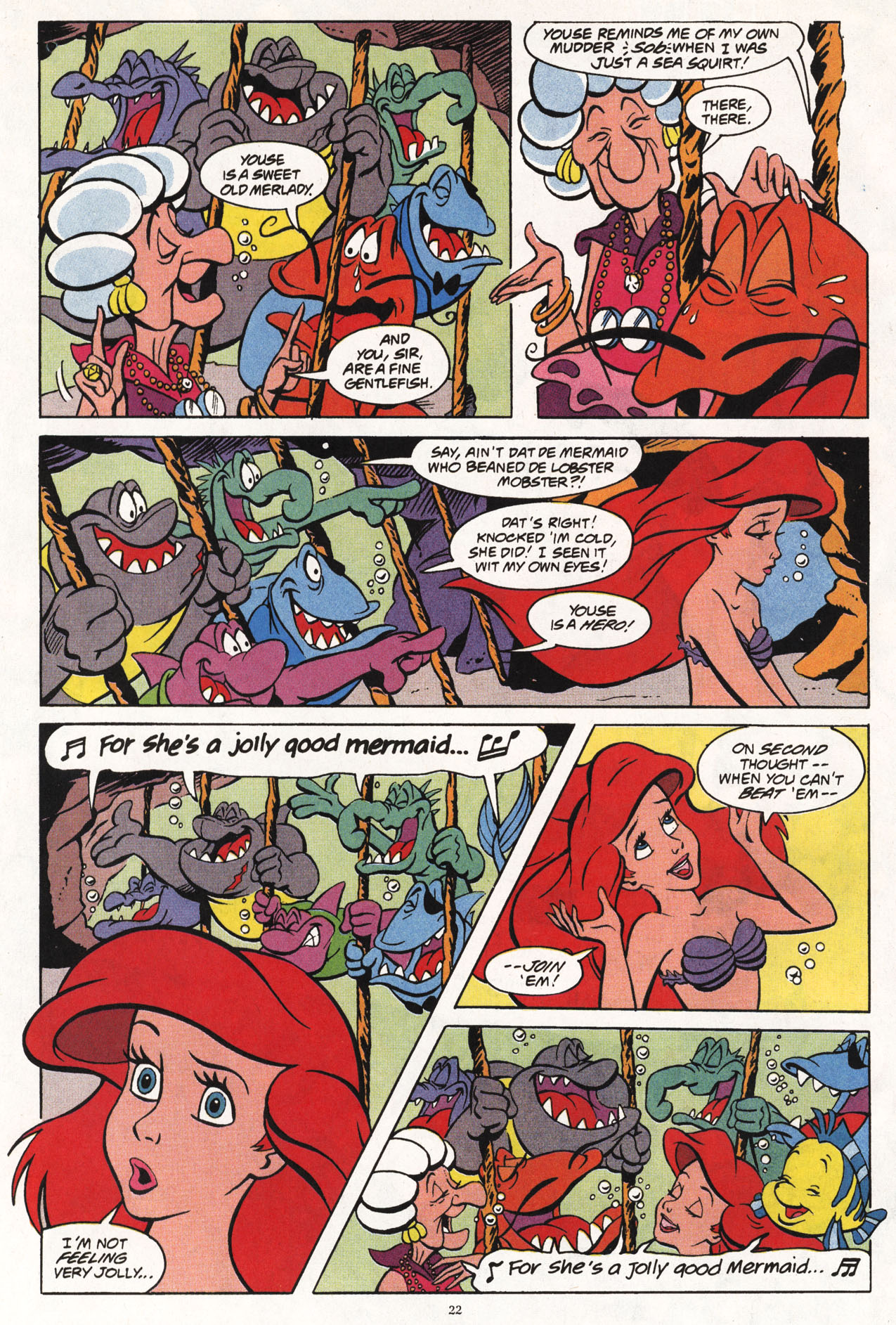 Read online Disney's The Little Mermaid comic -  Issue #5 - 24