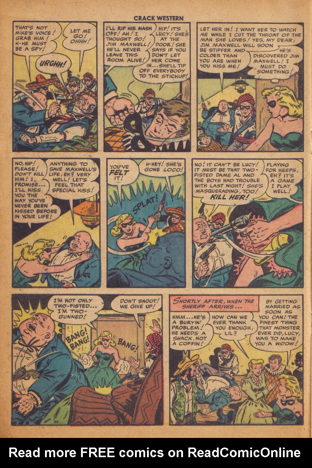 Read online Crack Western comic -  Issue #84 - 16