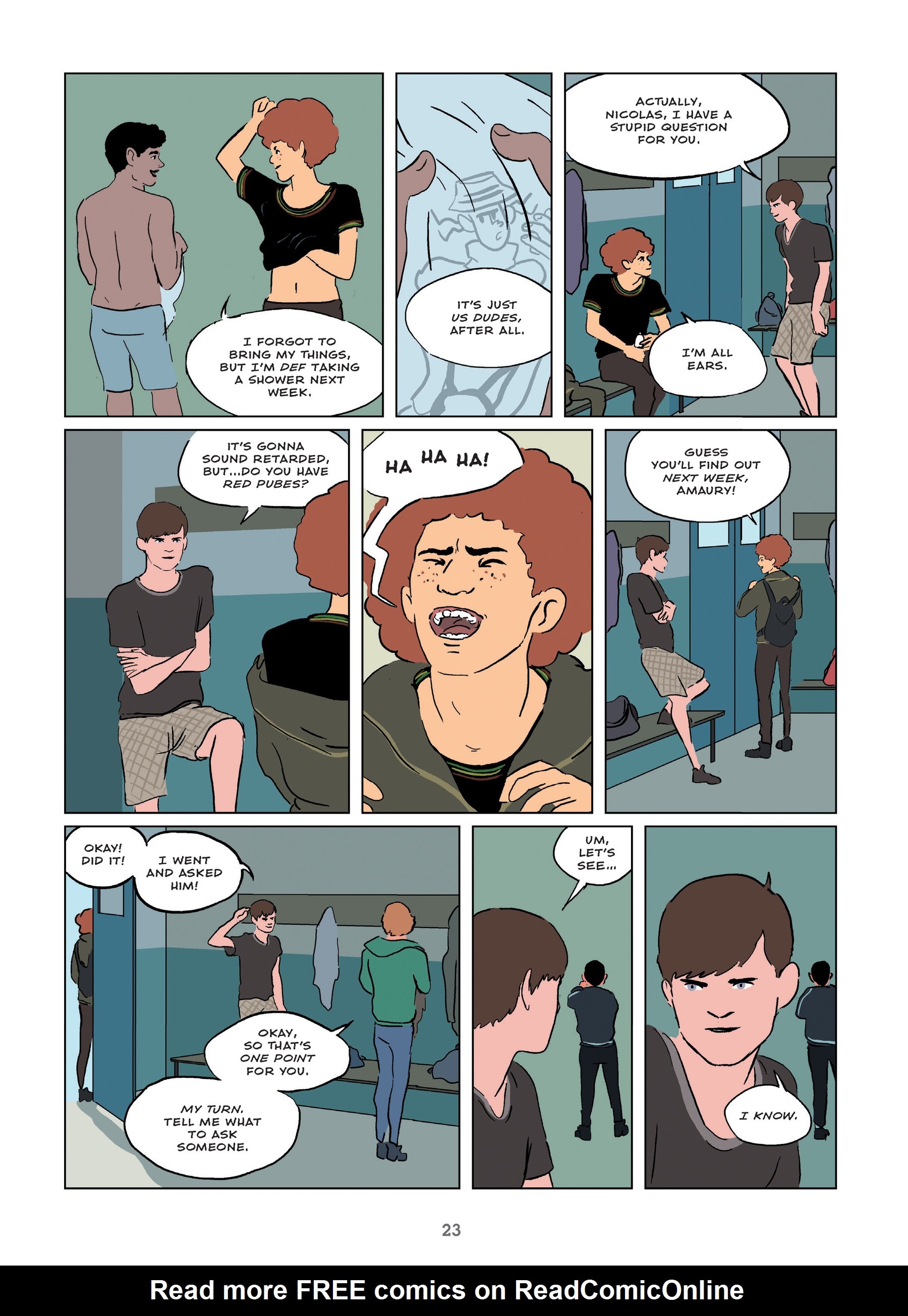 Read online The Locker Room comic -  Issue # TPB - 24