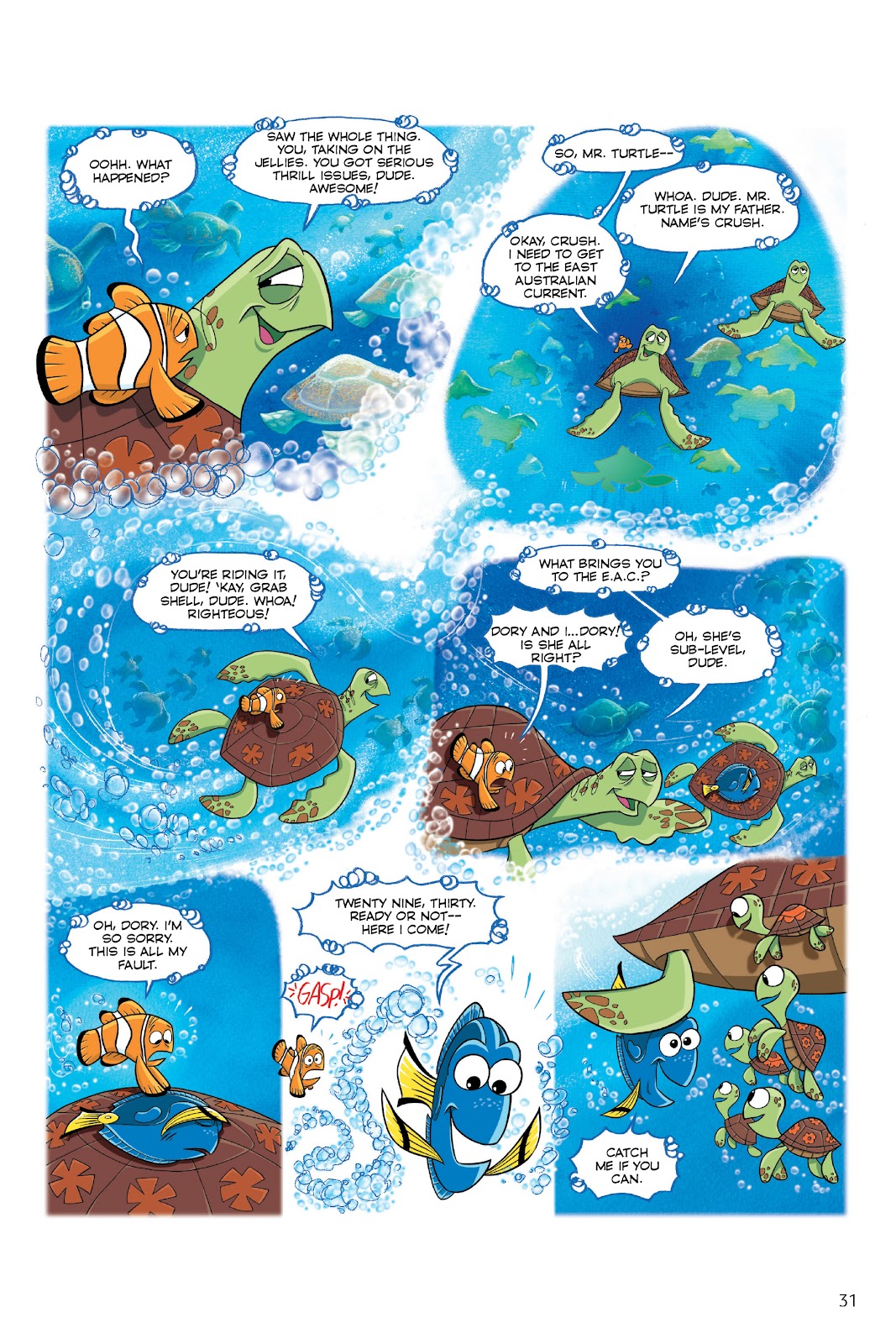 Disney/PIXAR Finding Nemo and Finding Dory: The Story of the Movies in Comics issue TPB - Page 31