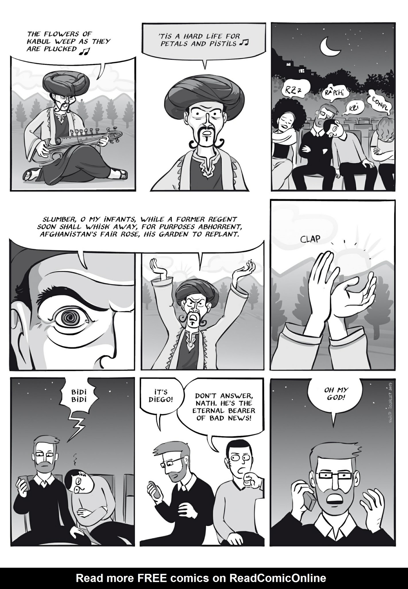 Read online Kabul Disco: How I Managed Not to be Abducted in Afghanistan comic -  Issue # TPB - 90