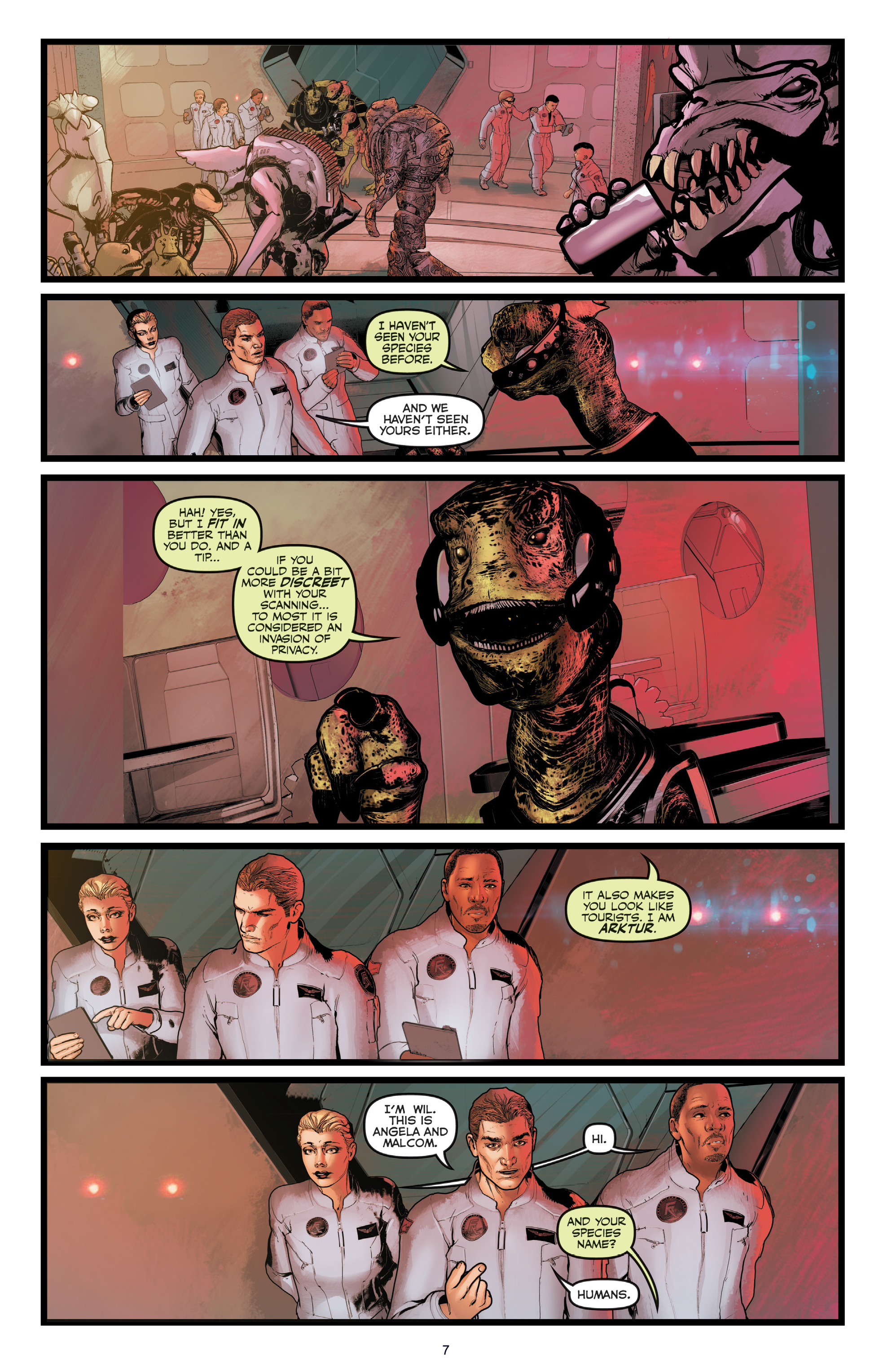 Read online Faster than Light comic -  Issue #8 - 9