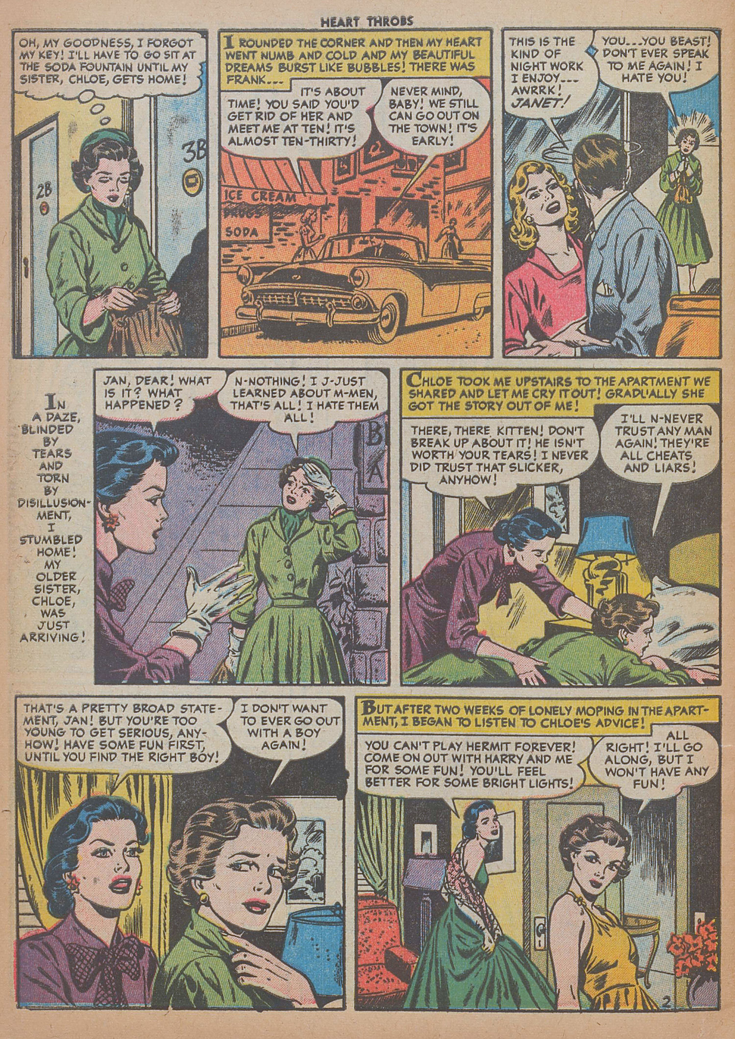 Read online Heart Throbs comic -  Issue #38 - 28