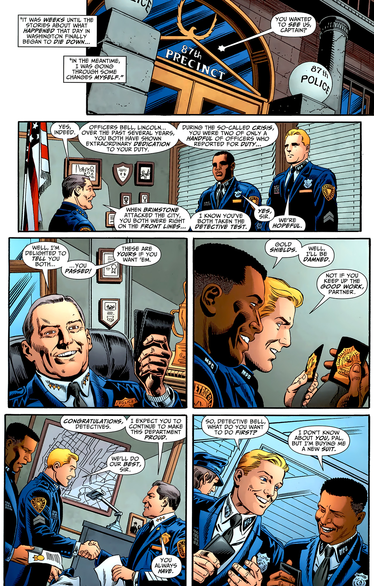 Read online DCU: Legacies comic -  Issue #6 - 22