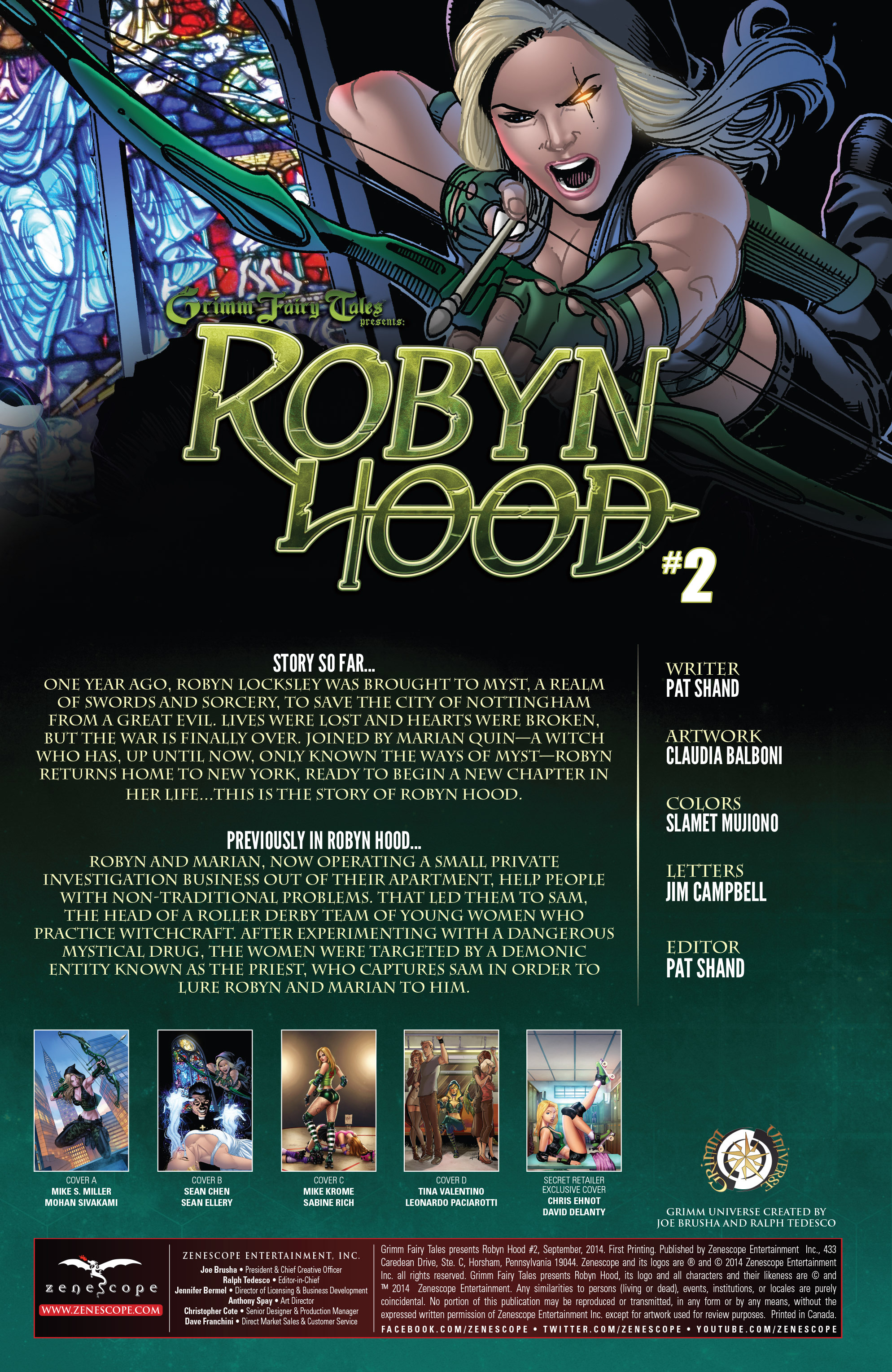 Read online Grimm Fairy Tales presents Robyn Hood (2014) comic -  Issue #2 - 2