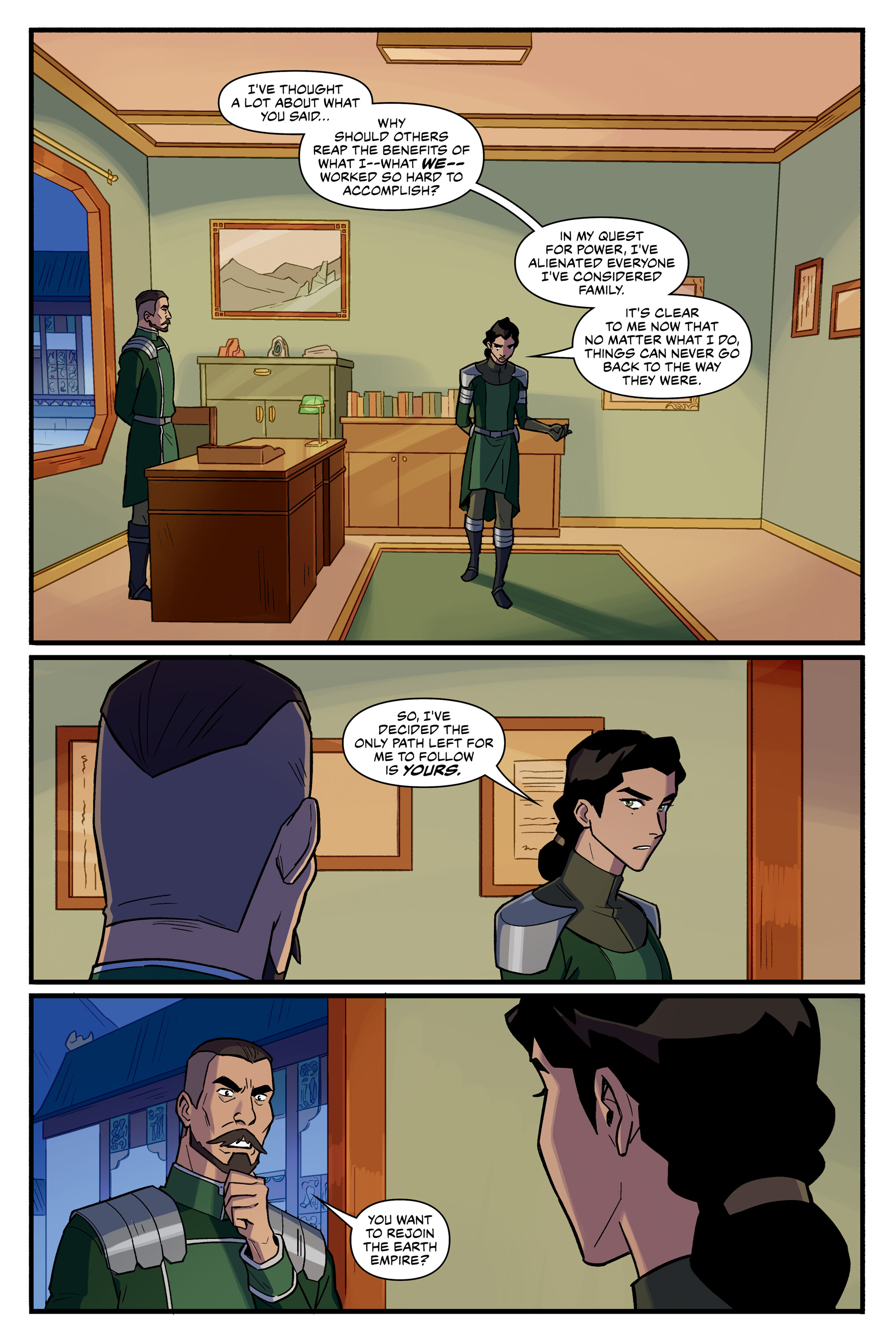 Read online Nickelodeon The Legend of Korra: Ruins of the Empire comic -  Issue # TPB 3 - 44