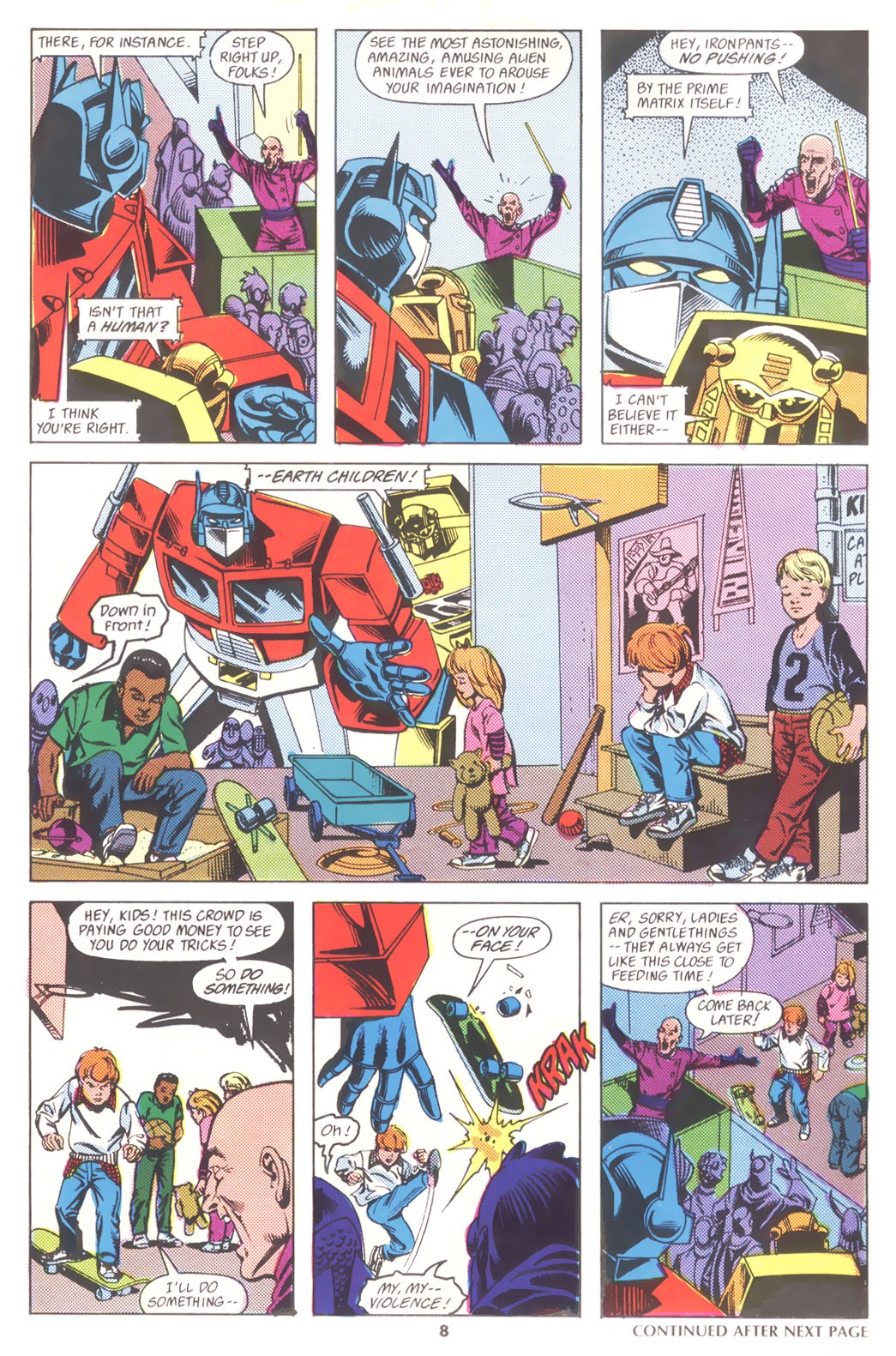 Read online The Transformers (UK) comic -  Issue #178 - 8