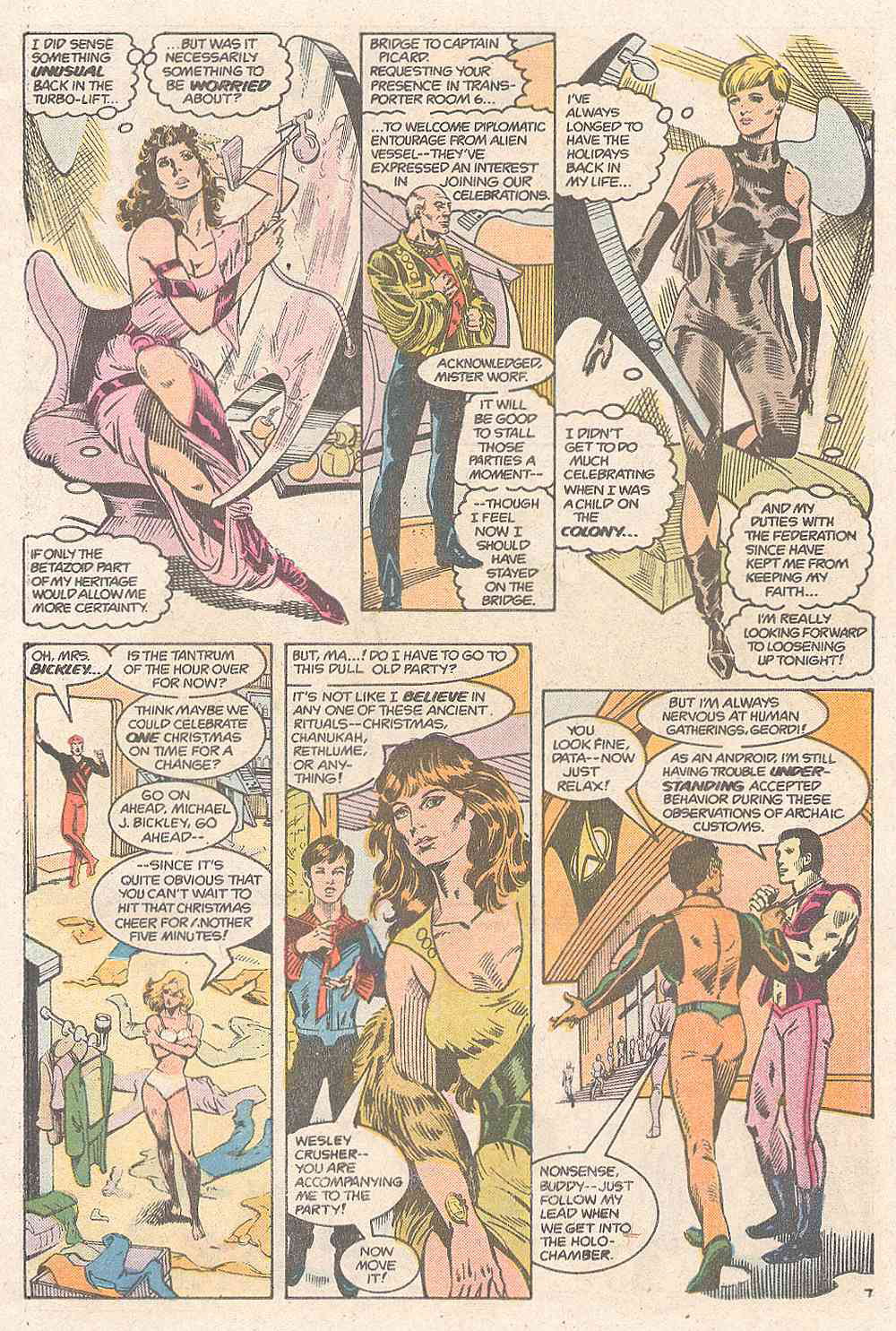 Read online Star Trek: The Next Generation (1988) comic -  Issue #2 - 8
