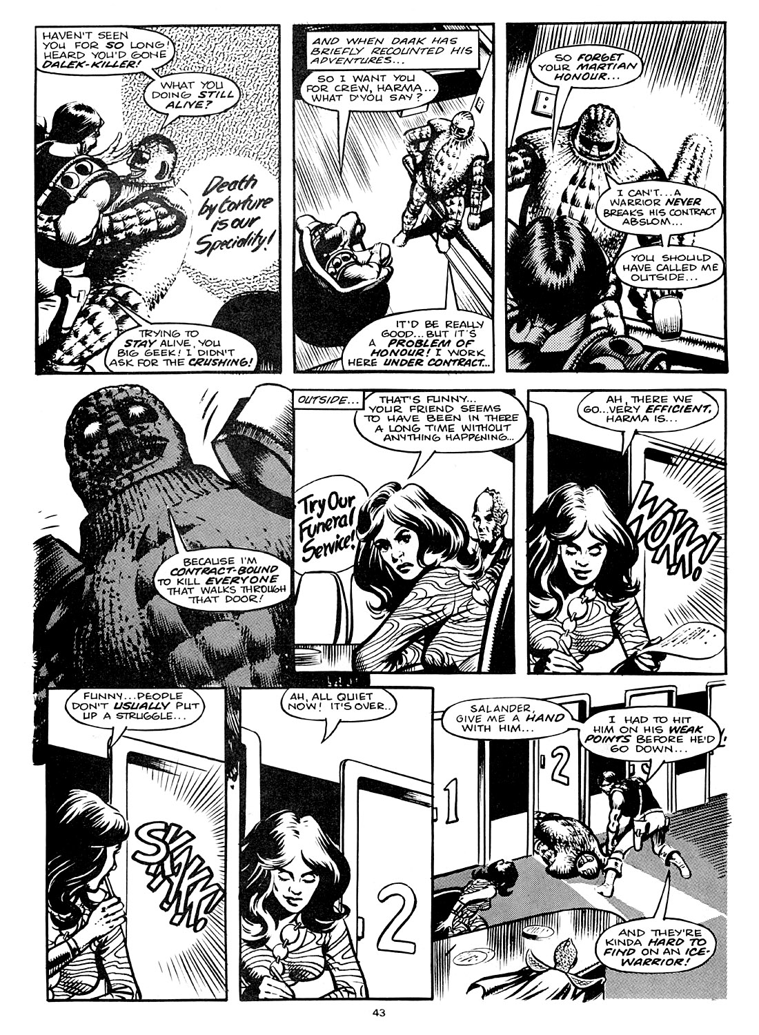 Read online Marvel Graphic Novel comic -  Issue #4 Abslom Daak, Dalek Killer - 42